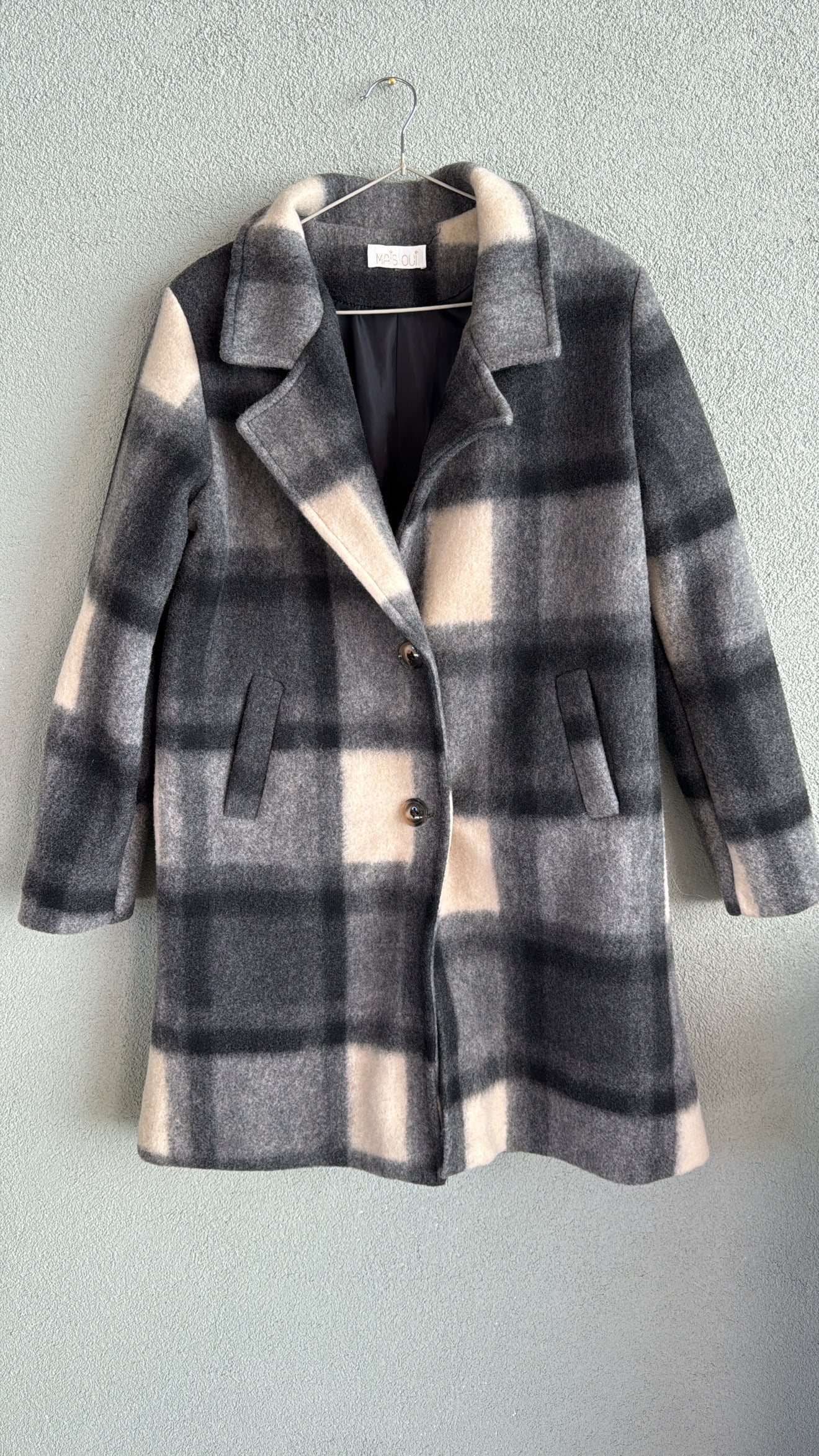 Giaccone Telma Check Black