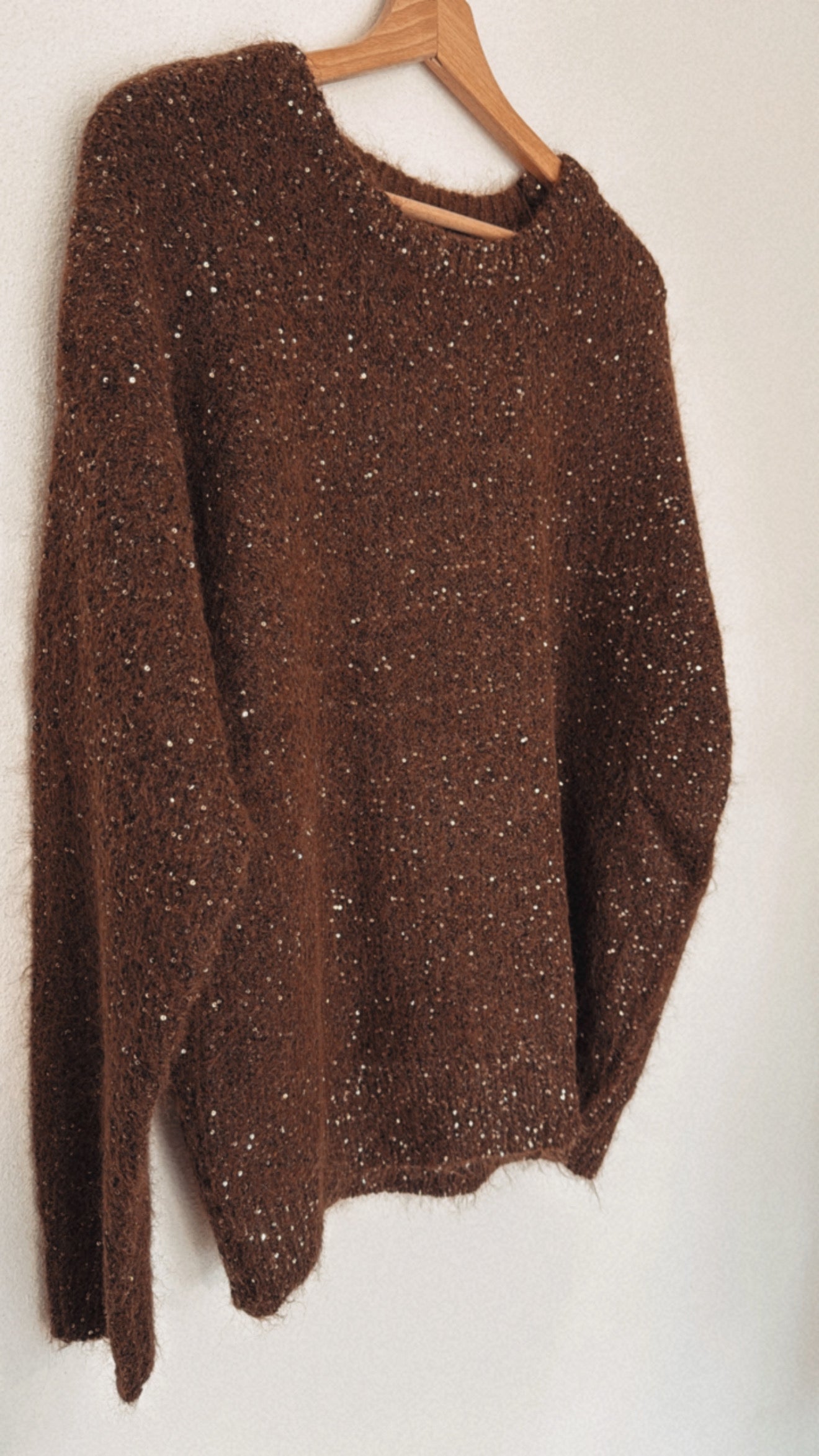 Maglia Brille coffee