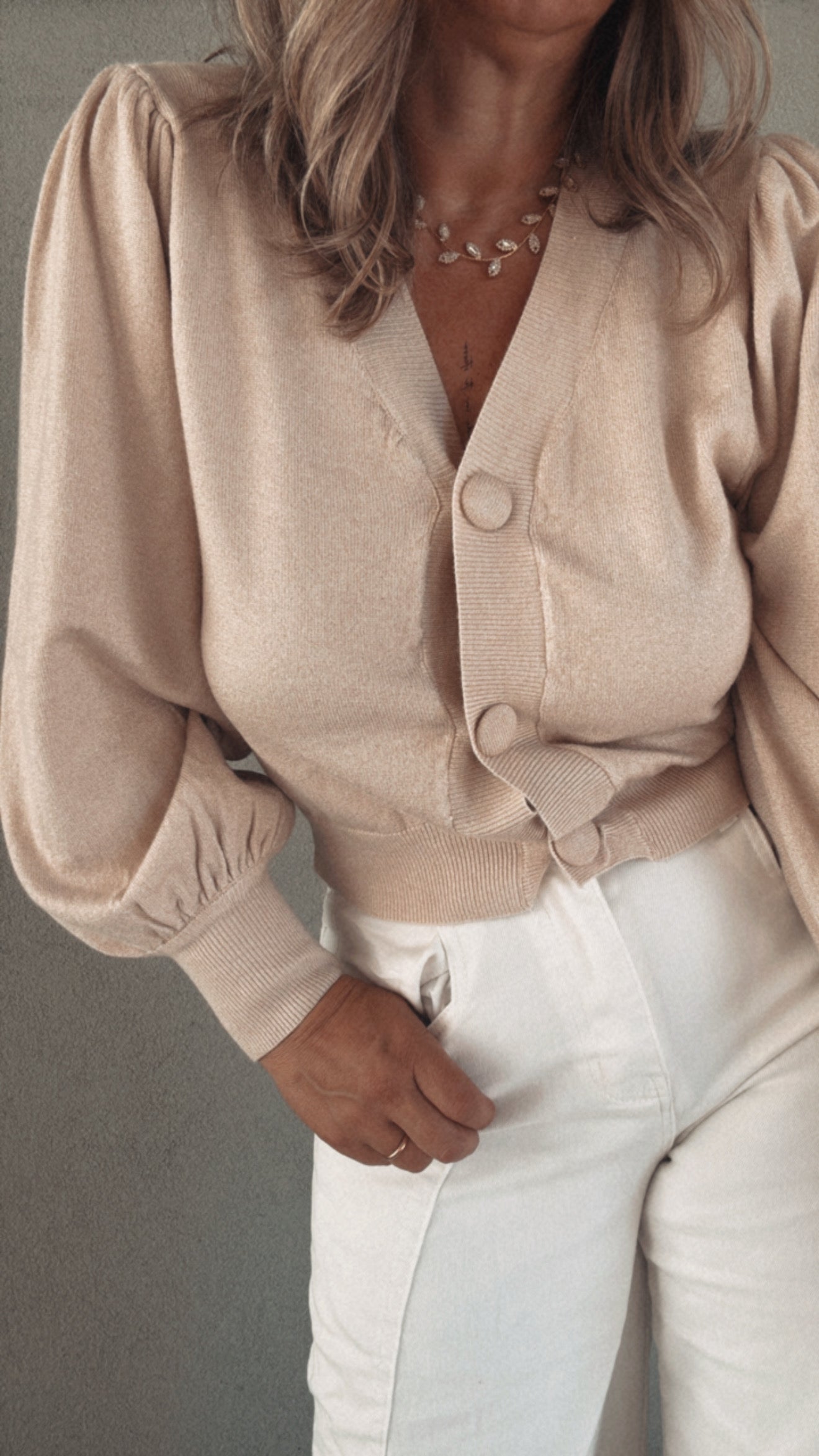 Cardigan Tessa blush