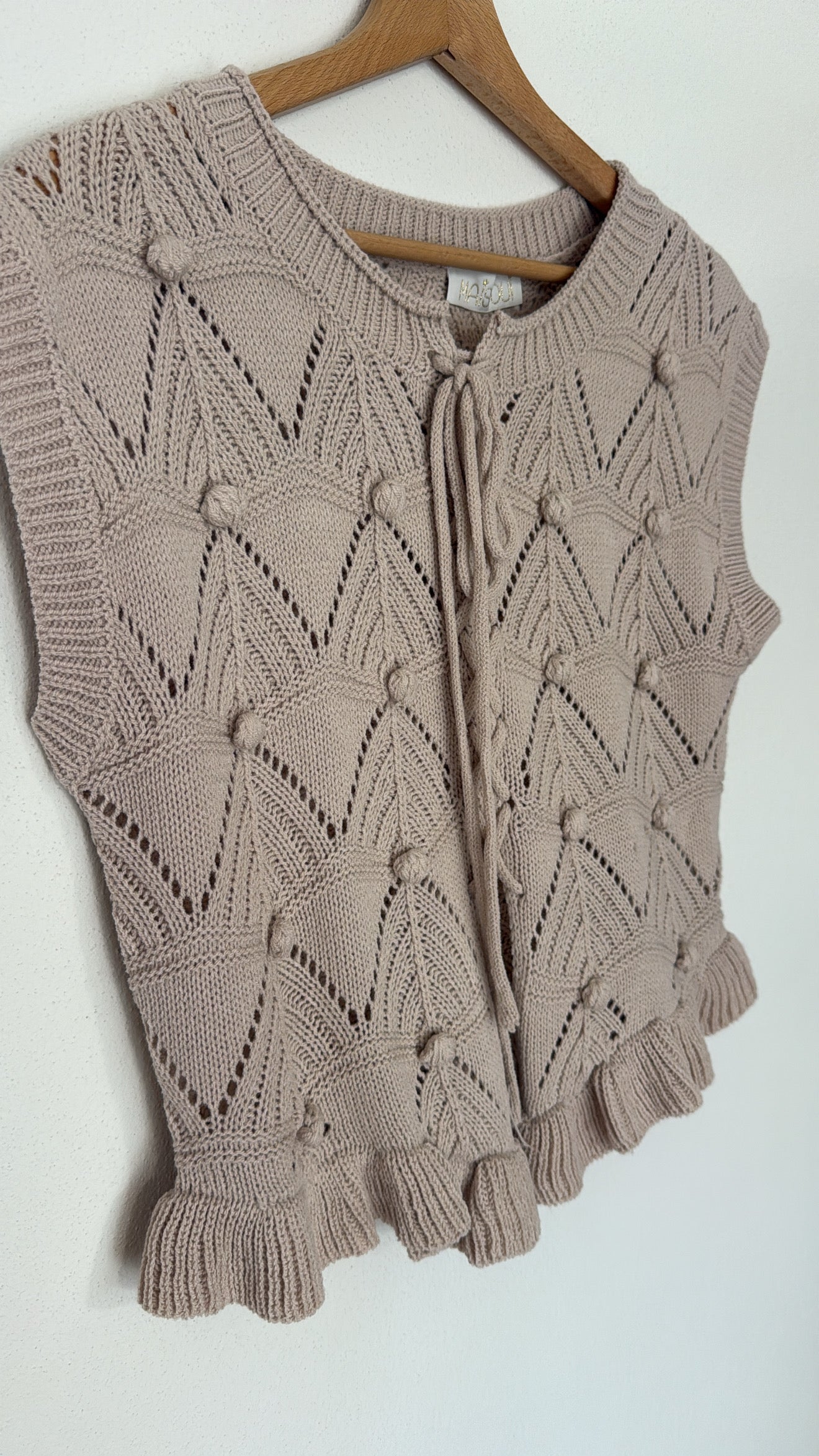 Gilet Teresa cipria