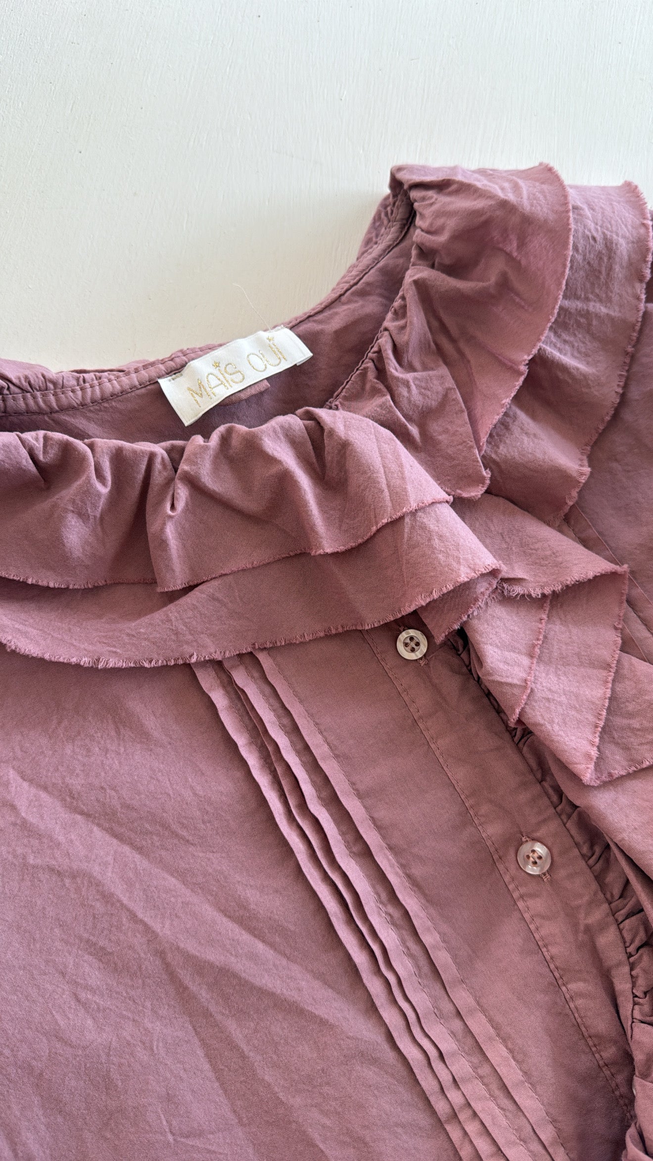 Camicia Adelina vintage malva
