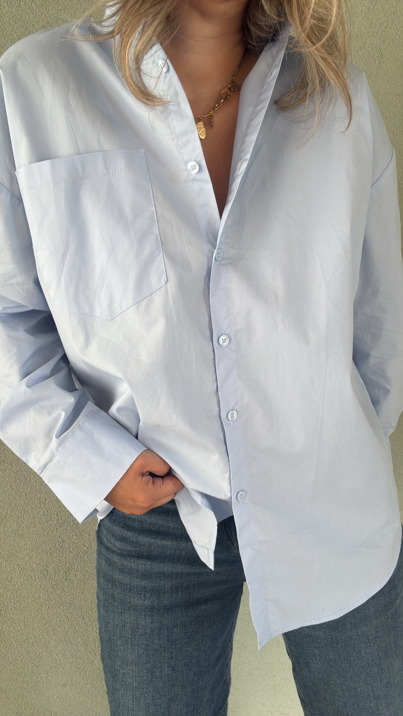 Camicia Murphy cielo