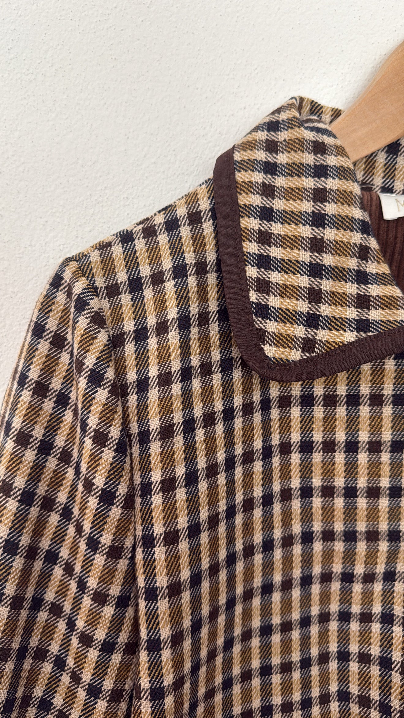 Giacca Roy check brown