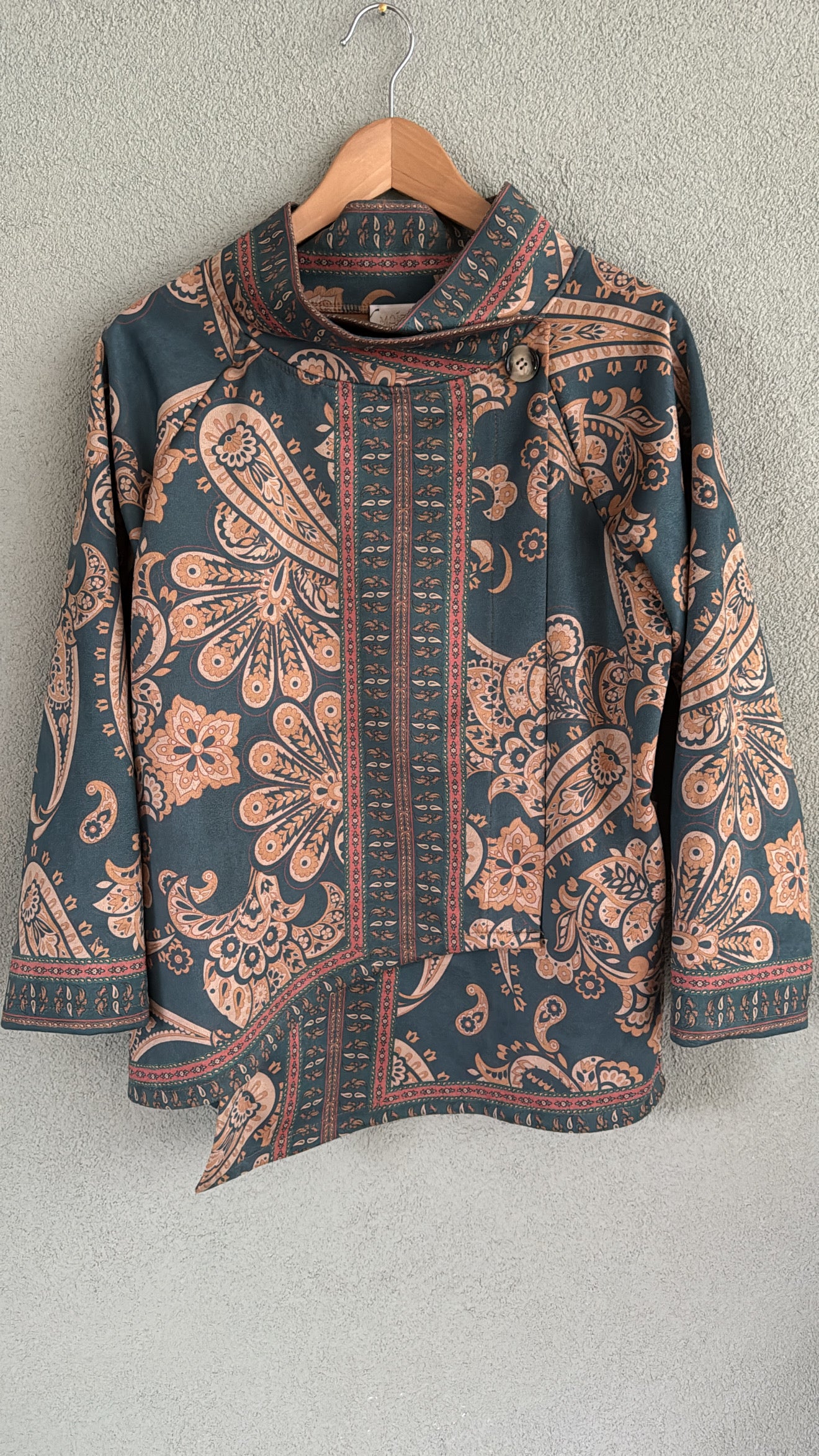 Giacca Arabesque light ottanio