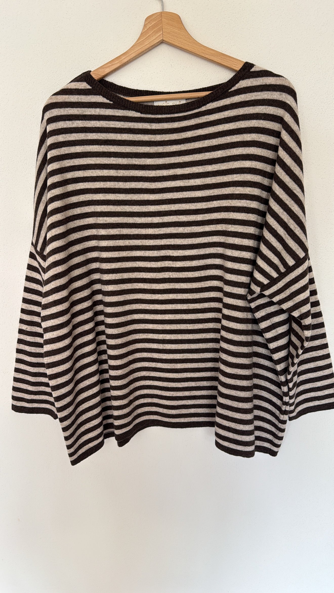 Maglia Stripped choco