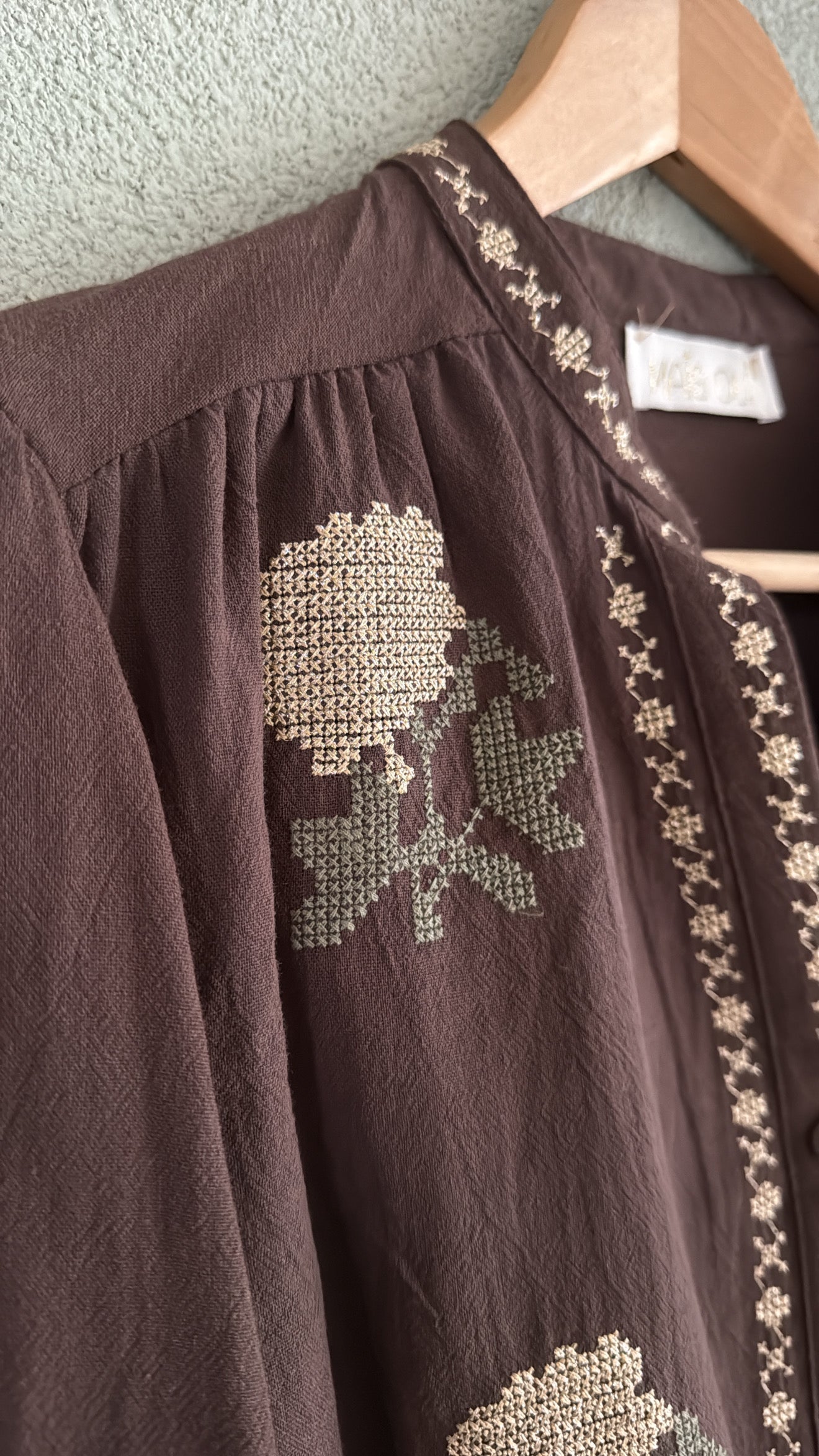 Camicia Gloria caffe