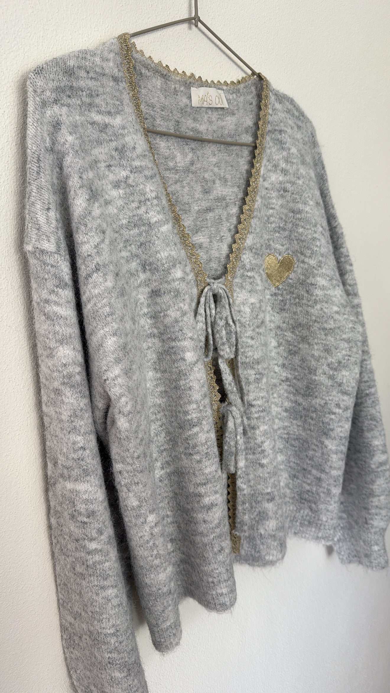 Cardigan Lulu light grey