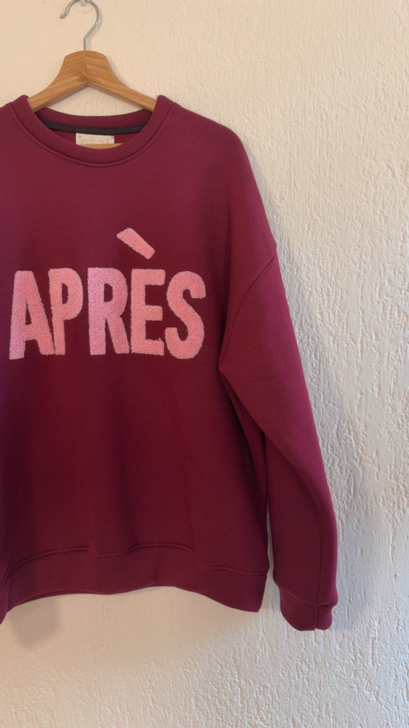 Felpa Après burgundy