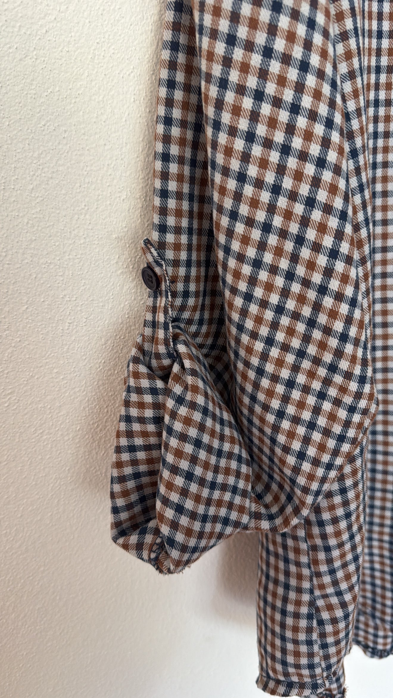 Camicia Wayne check navy