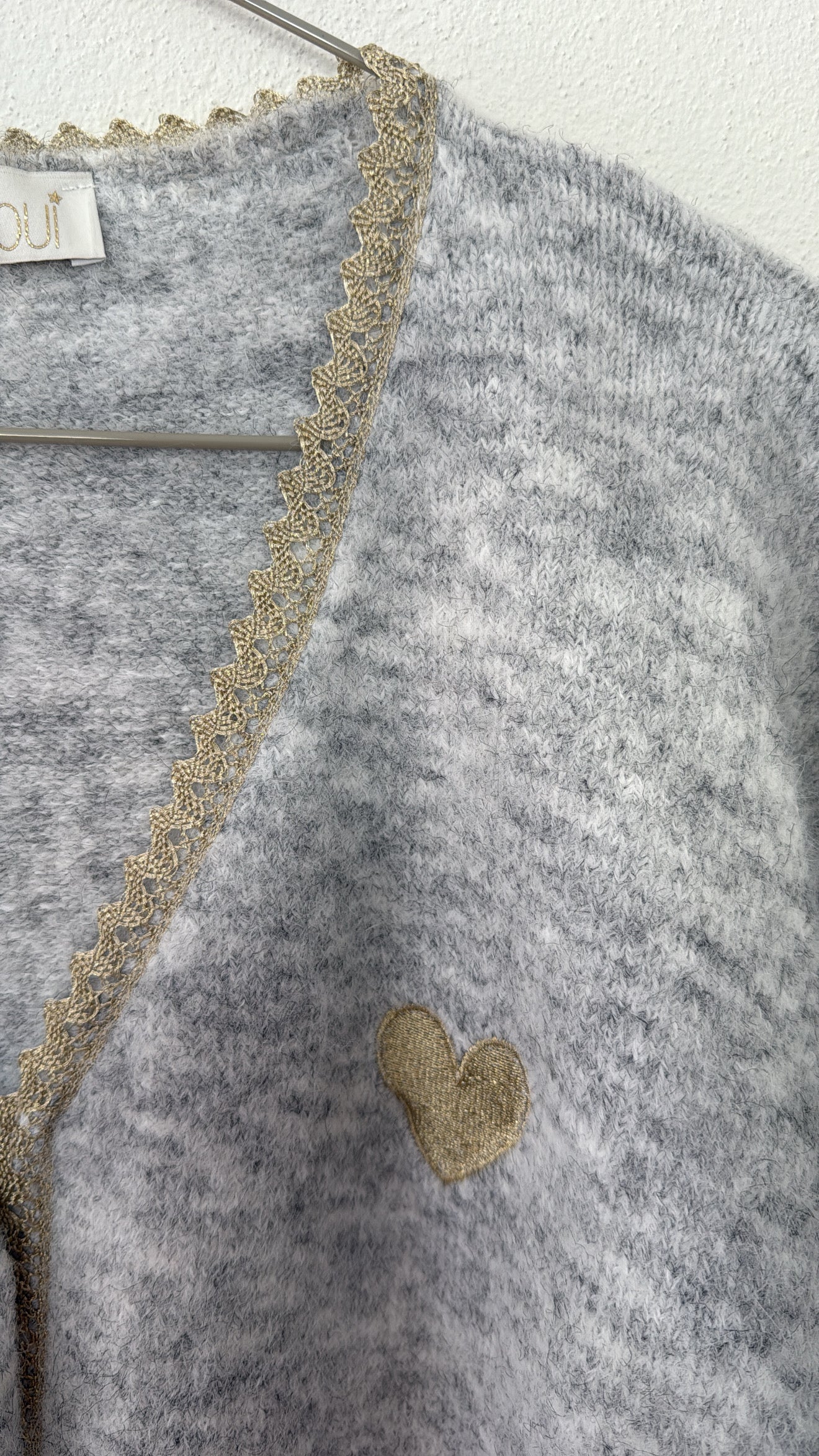 Cardigan Lulu light grey