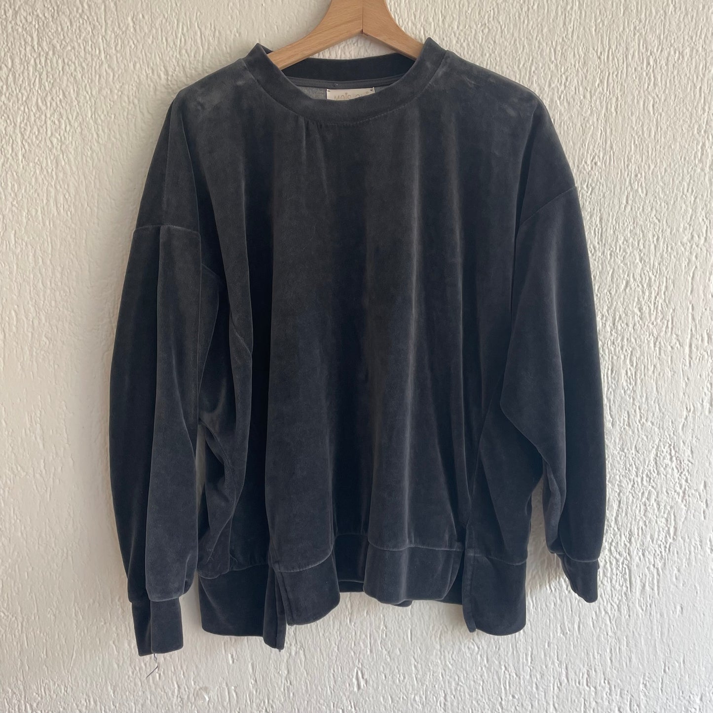 Tuta Jude velvet smoke