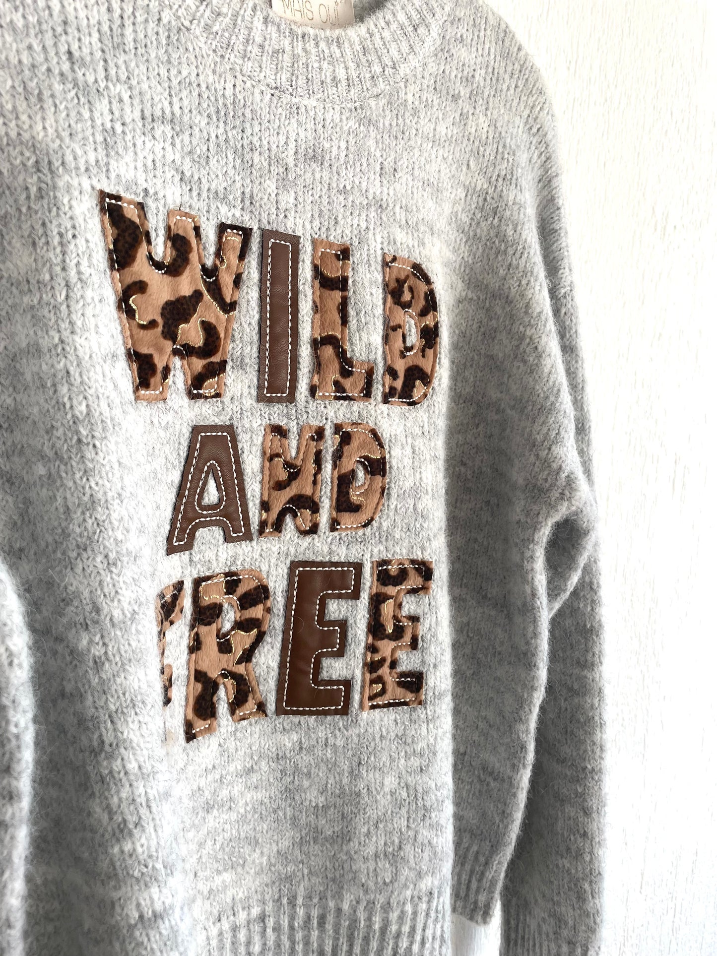 Tricot Wild and Free grey melange