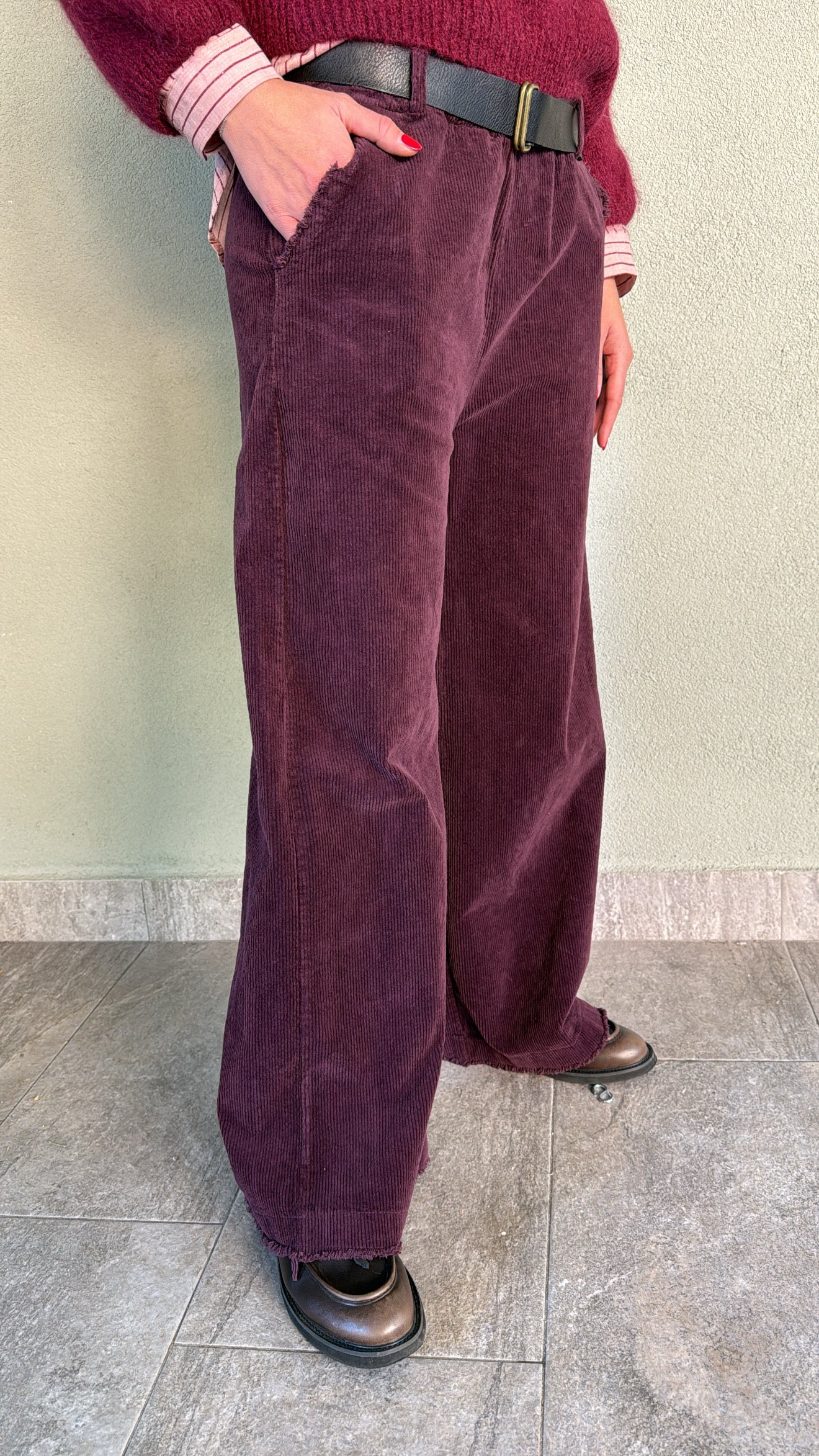 Pantalone Liam prune