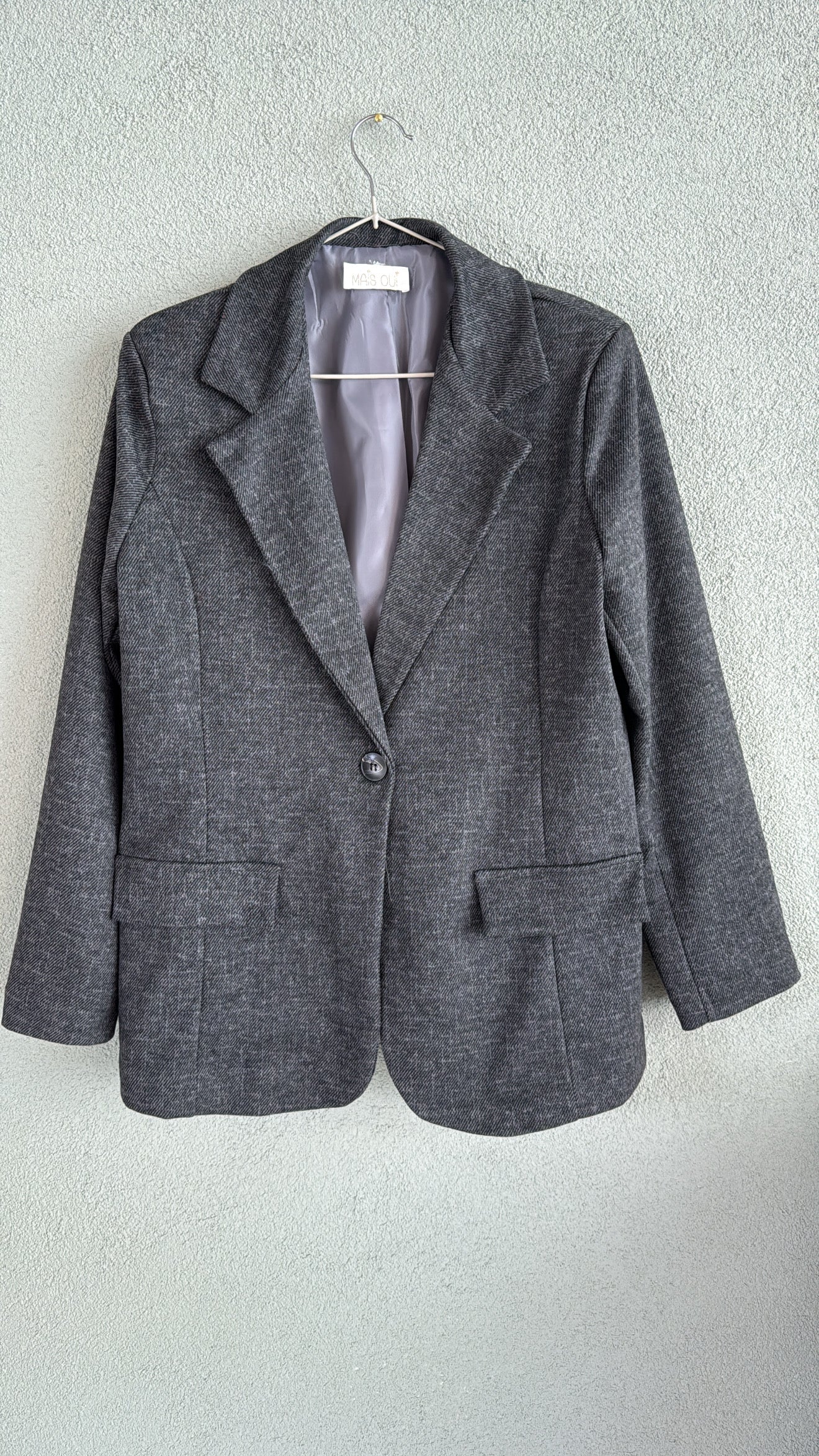 Giacca Virginia Spigata Grey