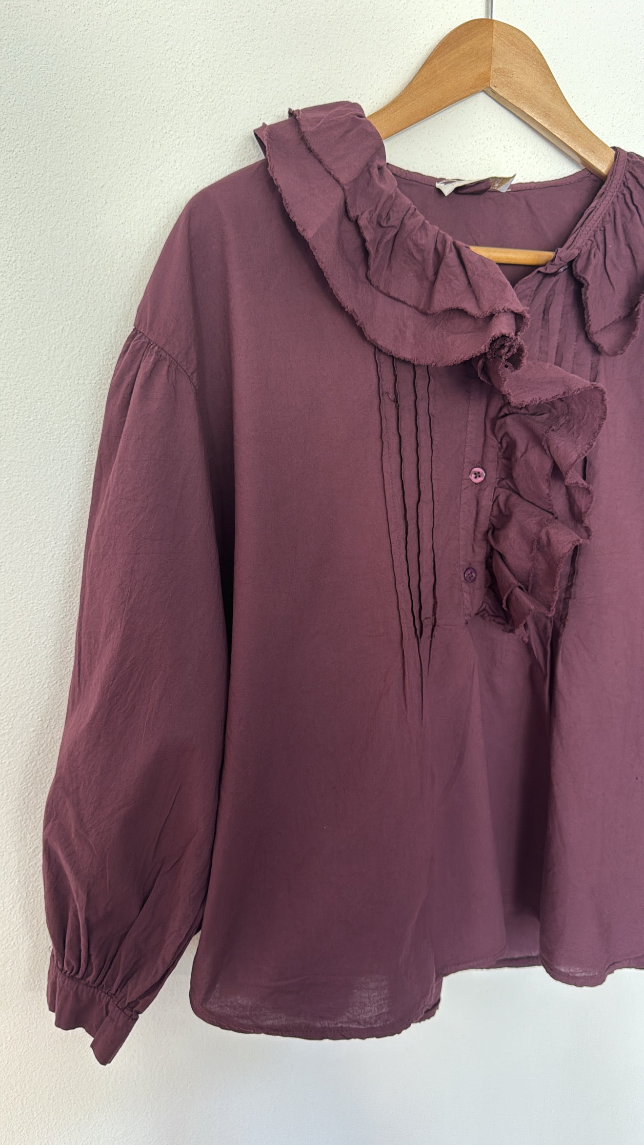 Camicia Adelina burgundy