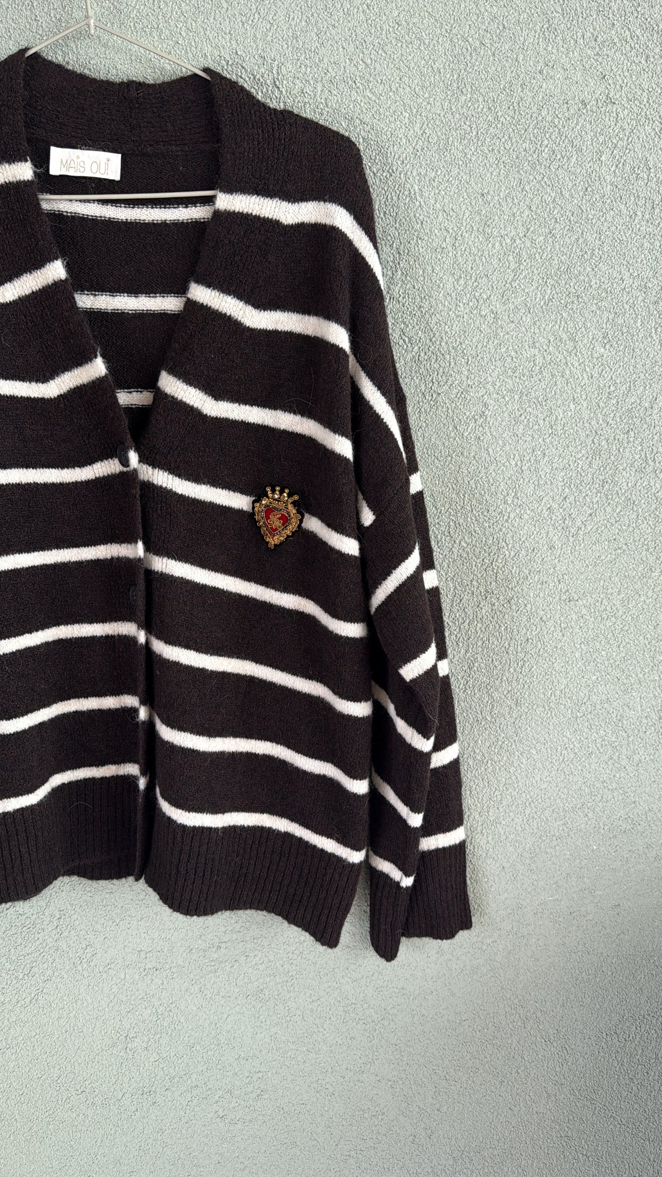 Cardigan Oxford Choco