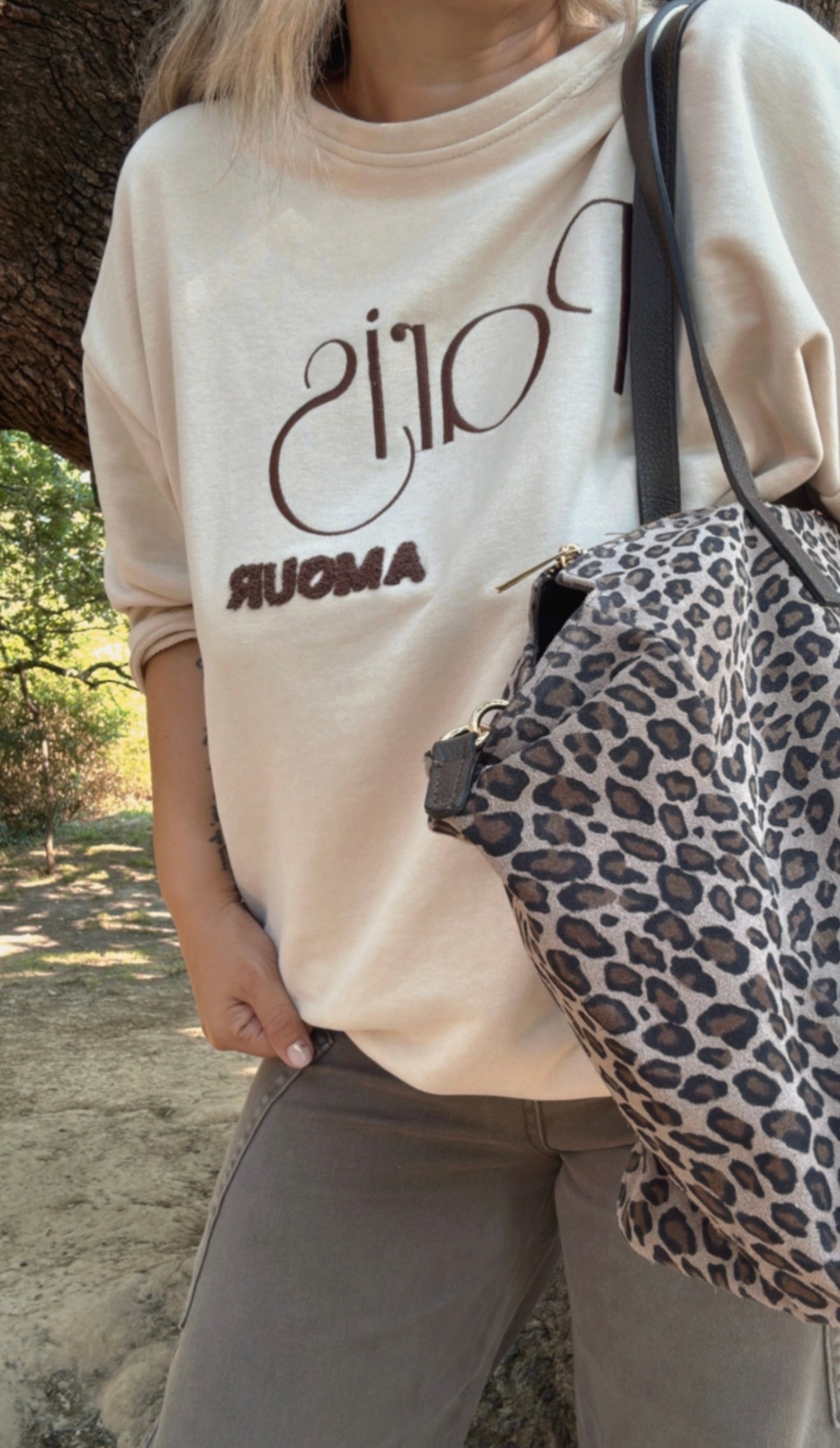 Maglia Paris Amour naturale