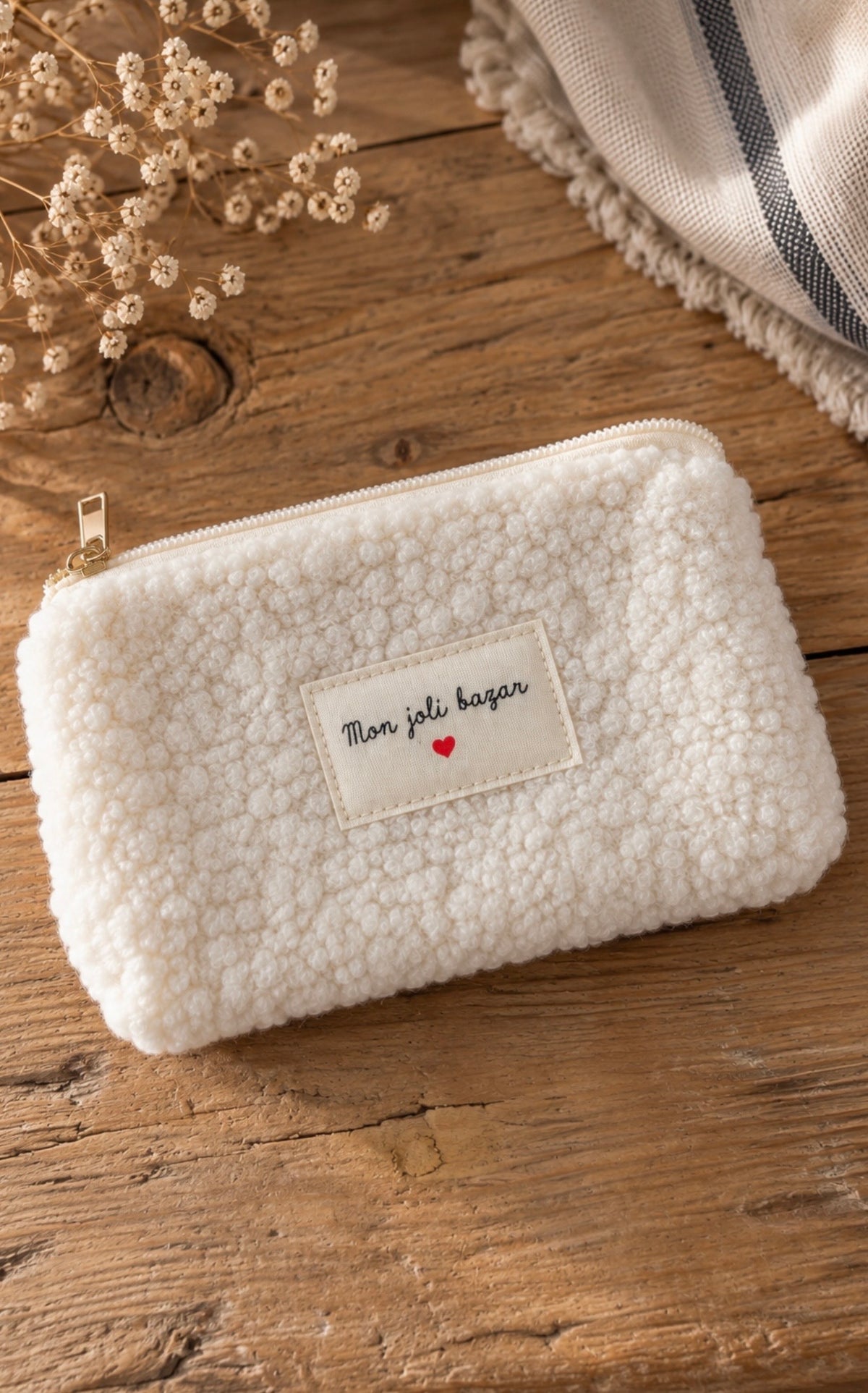 Pochette Teddy Mon Joli Bazar natural