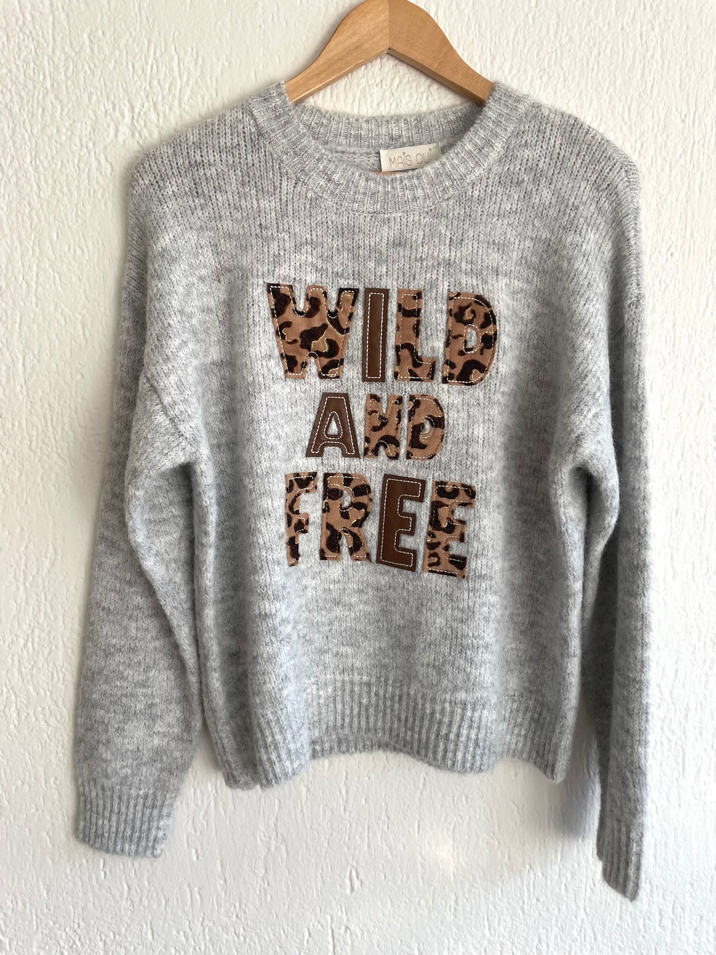 Tricot Wild and Free grey melange