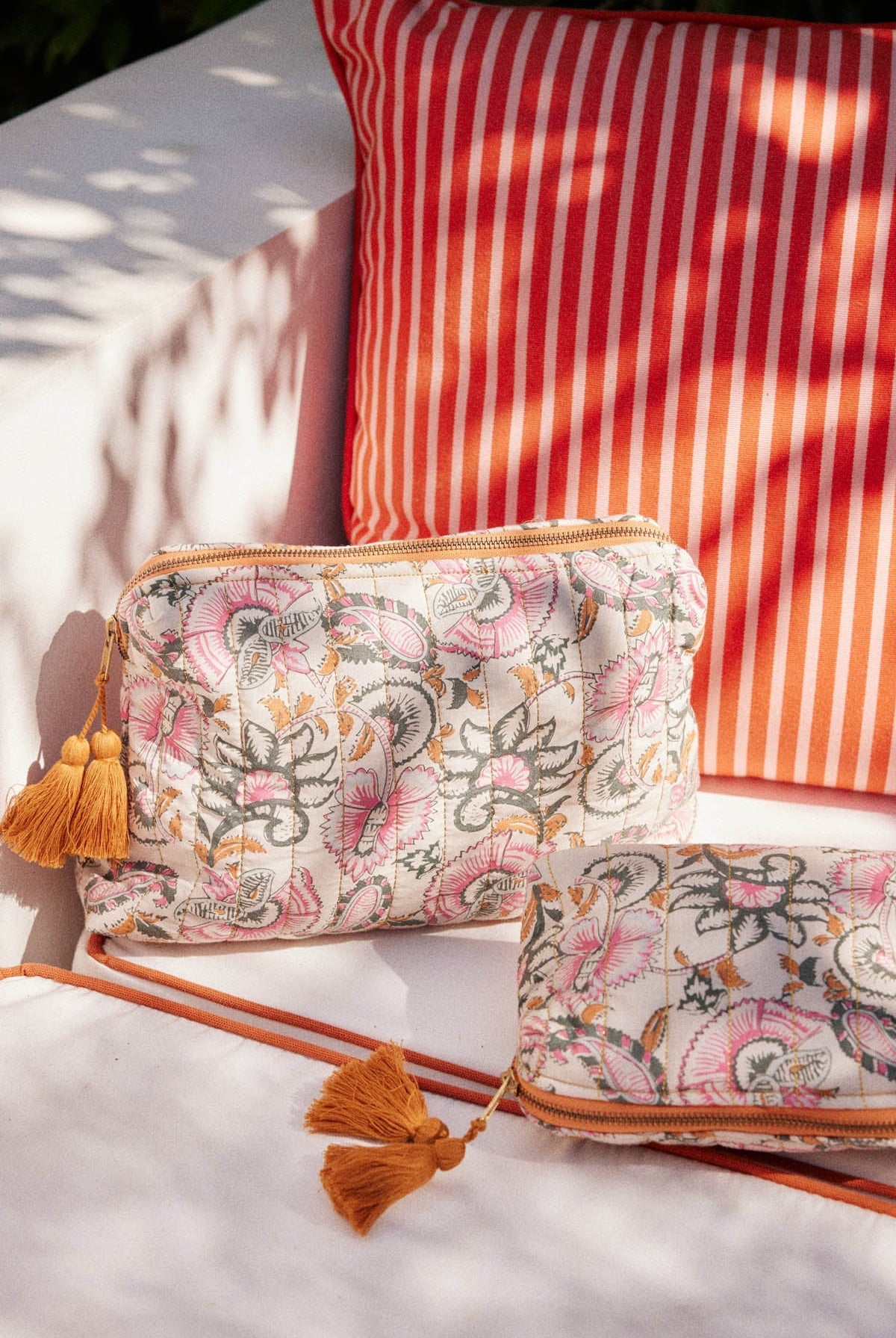 Pochette Teiki cream dolce flowers