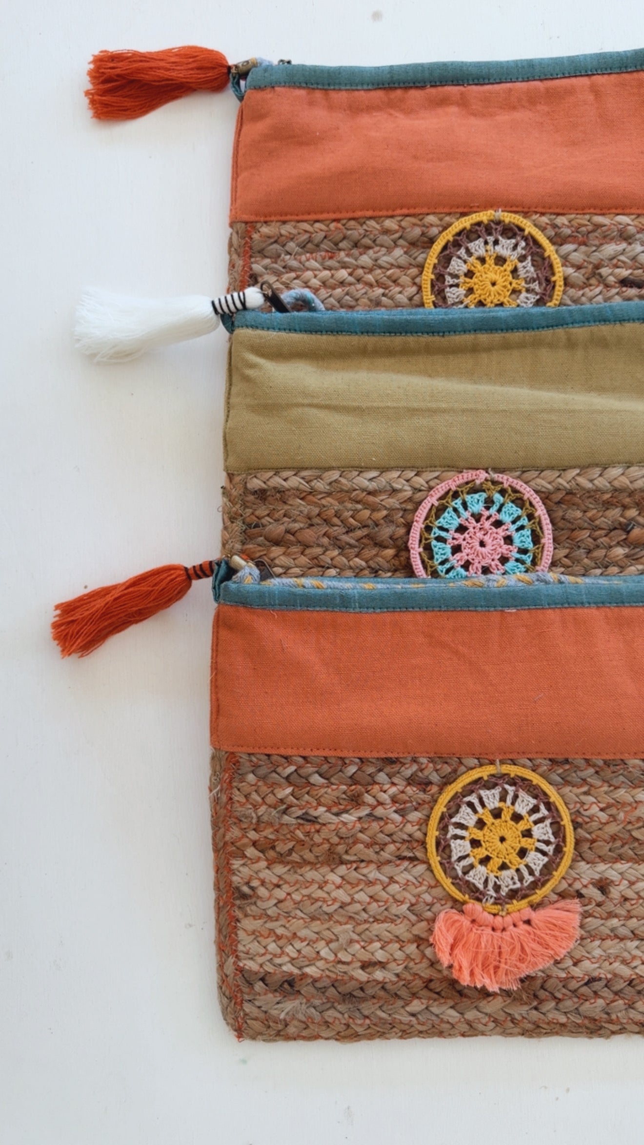 Bag Boho coral