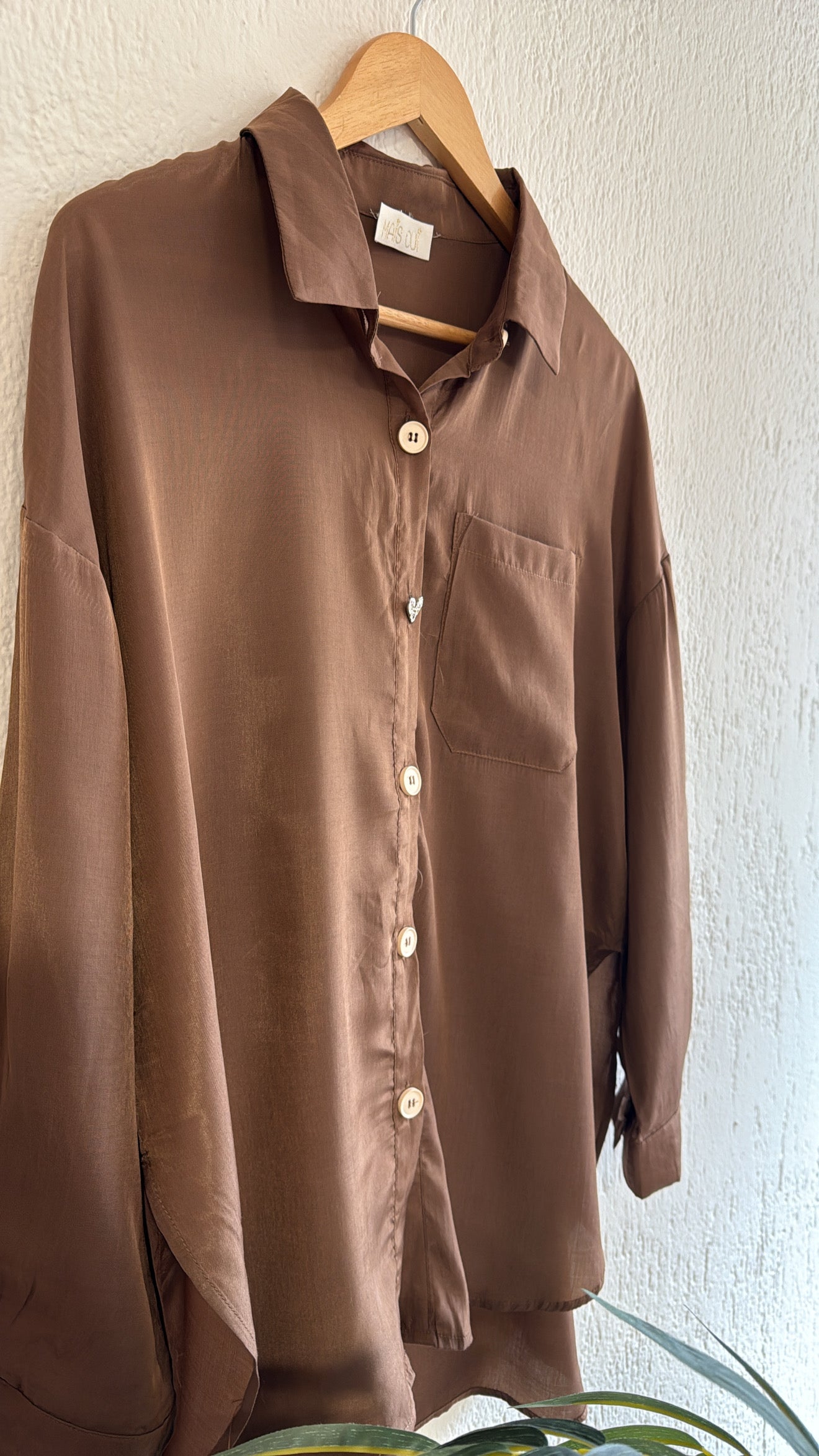 Camicia Matilda cioccolato