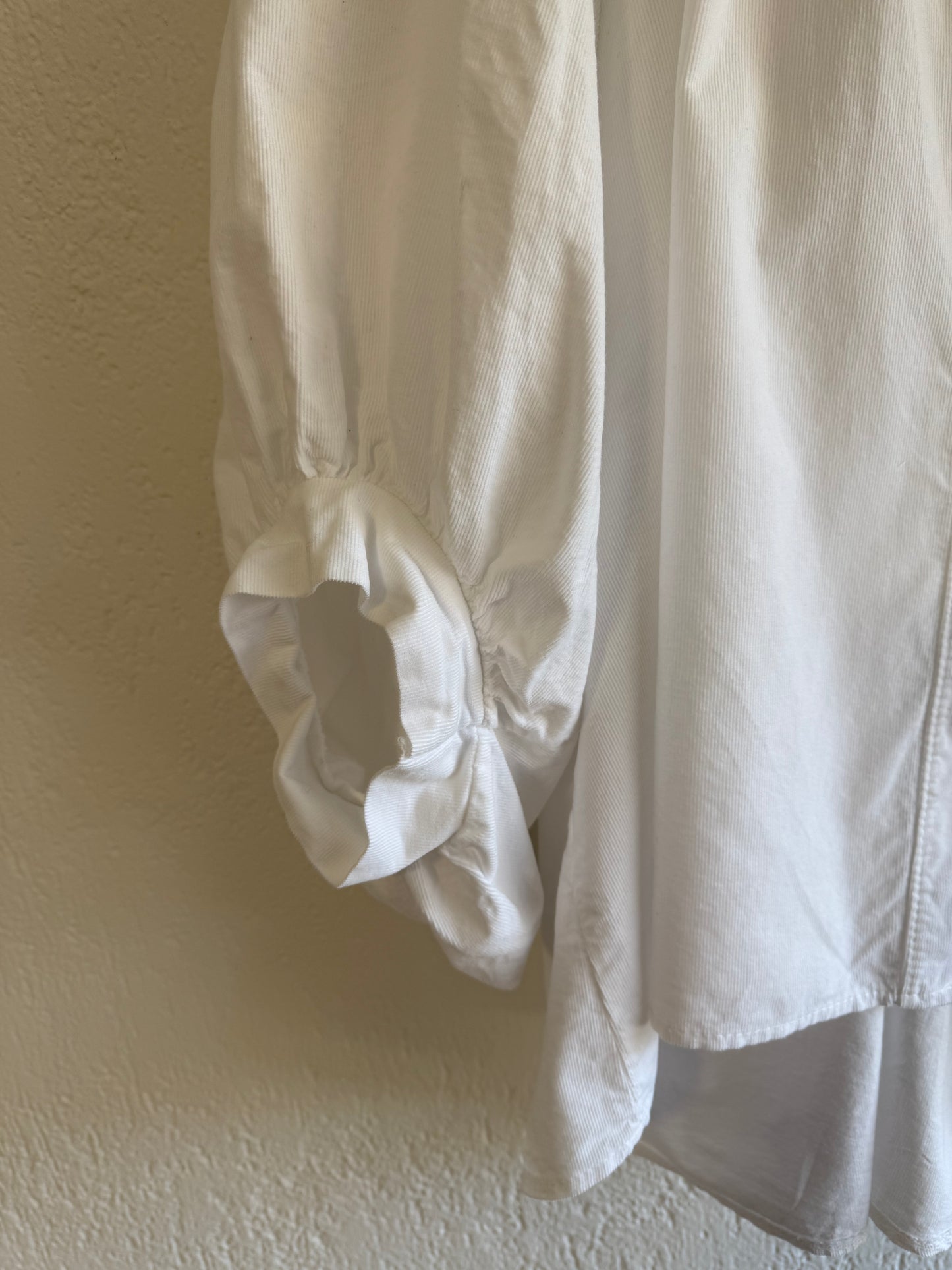 Camicia Angel microcostina bianca