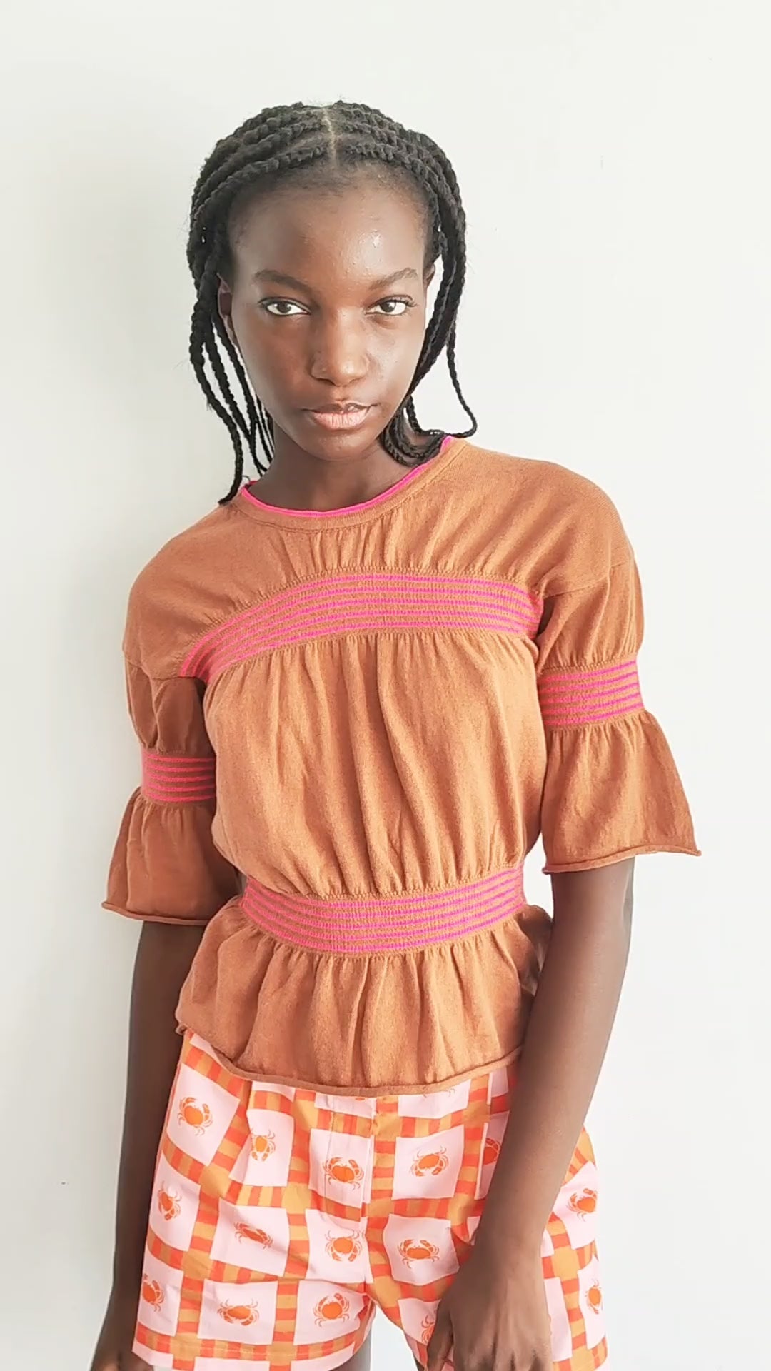 Maglia Piripi cammello