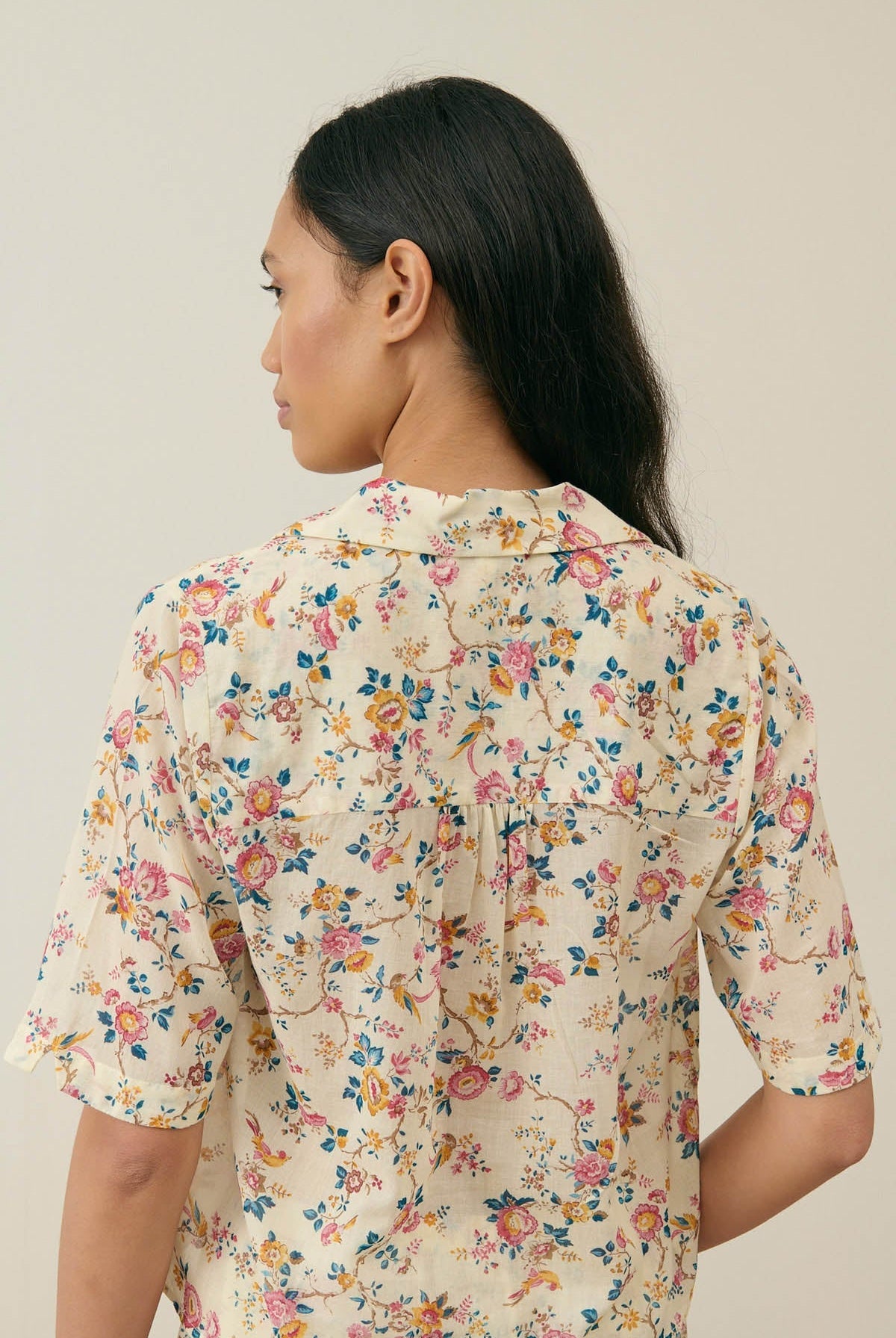 Pigiama Louka cream retro garden