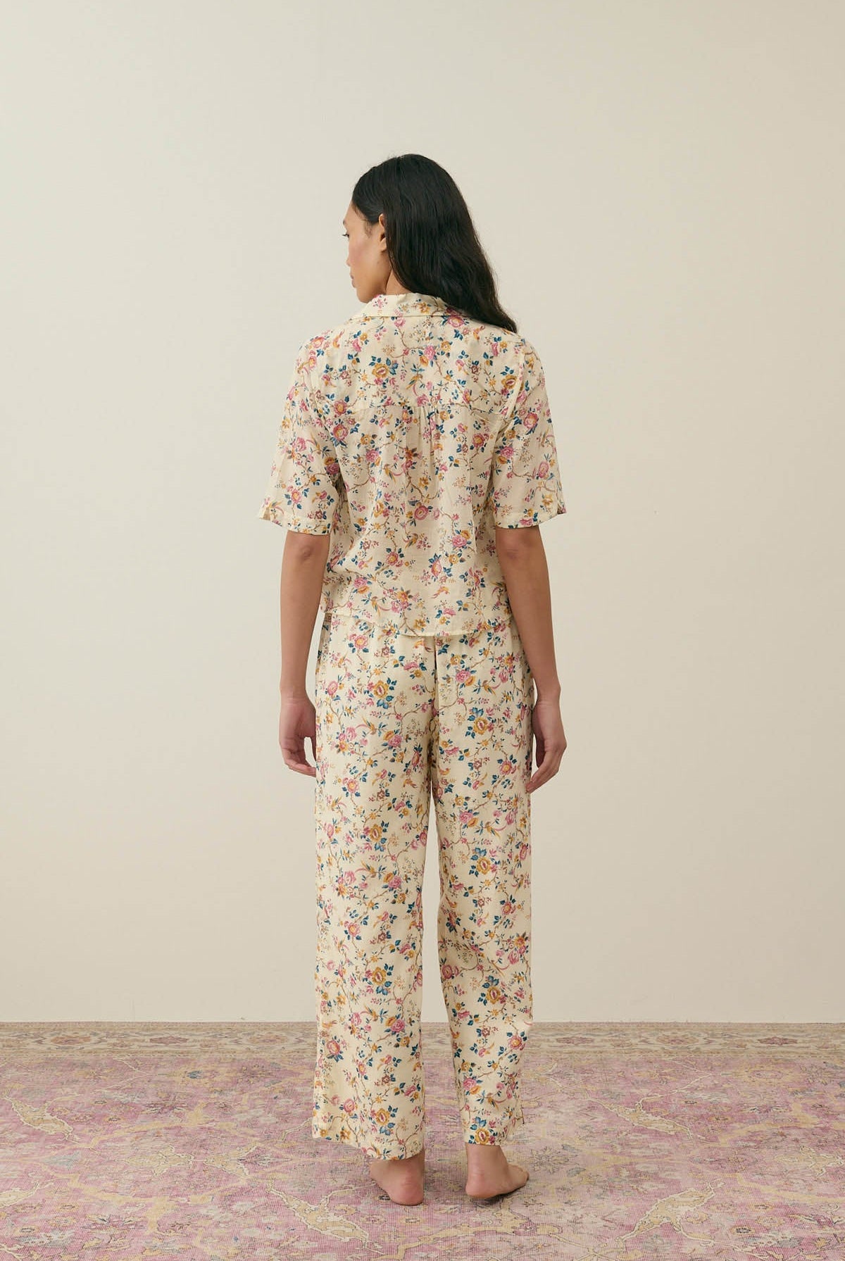 Pigiama Louka cream retro garden