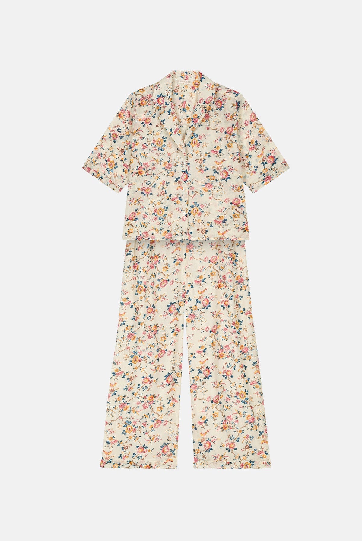 Pigiama Louka cream retro garden