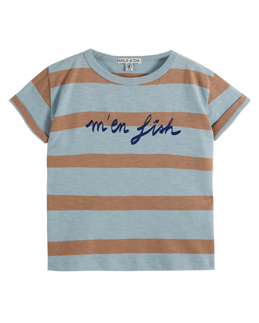 T-shirt a righe M'en fish