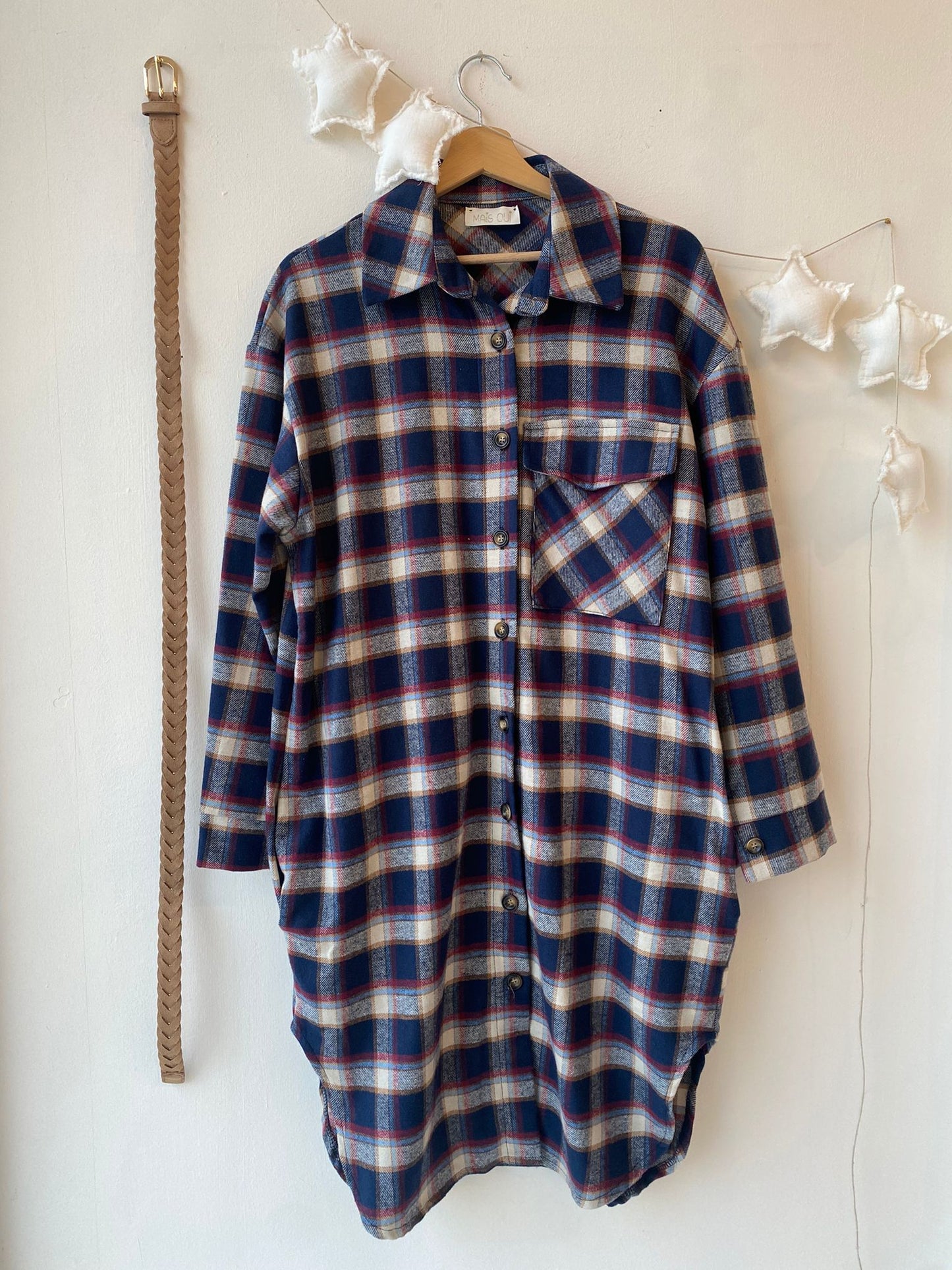 Abito Tartan blu