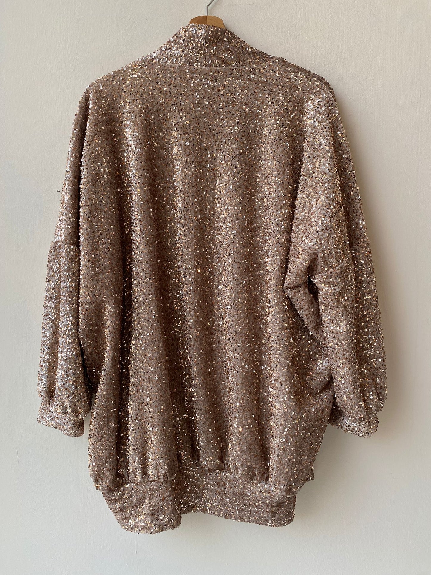 Blazer paillettes champagne
