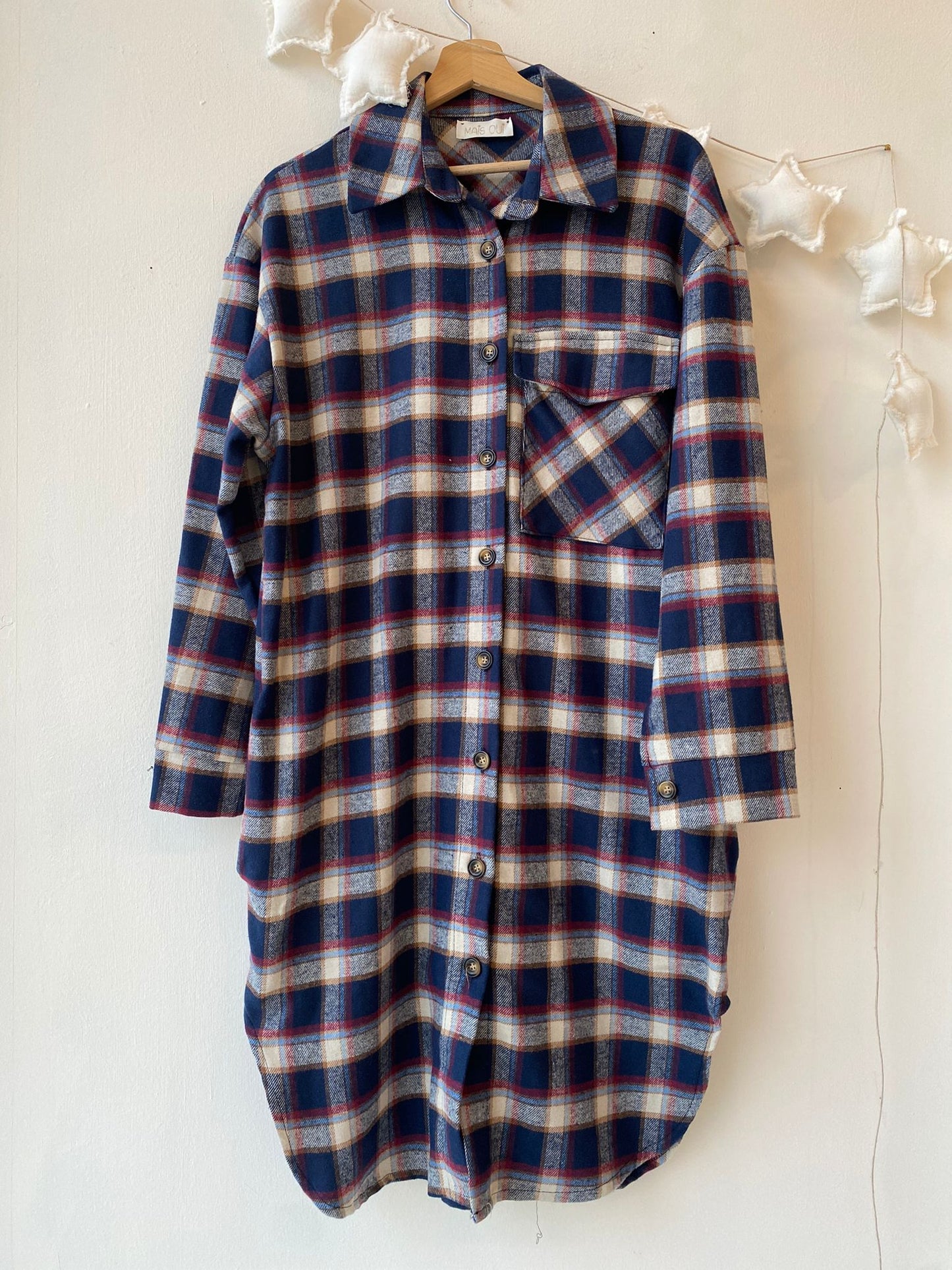 Abito Tartan blu