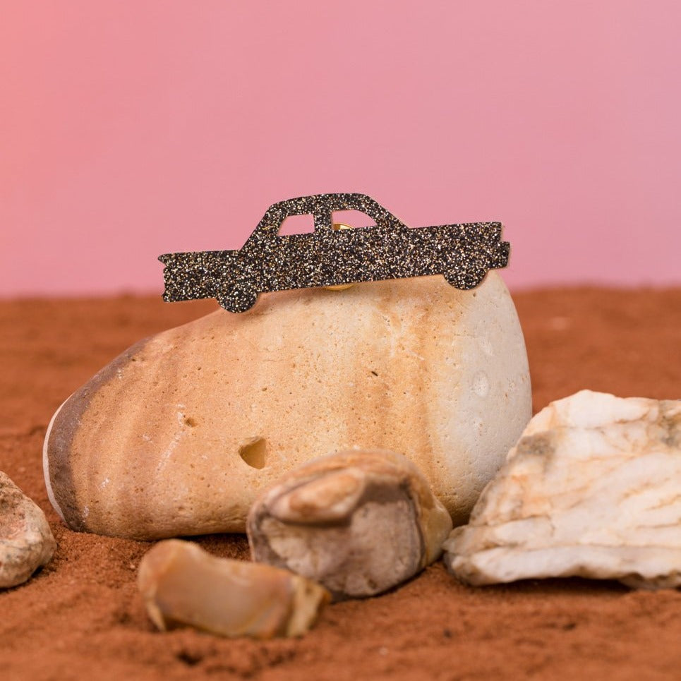 Spilla OSTINE cachou