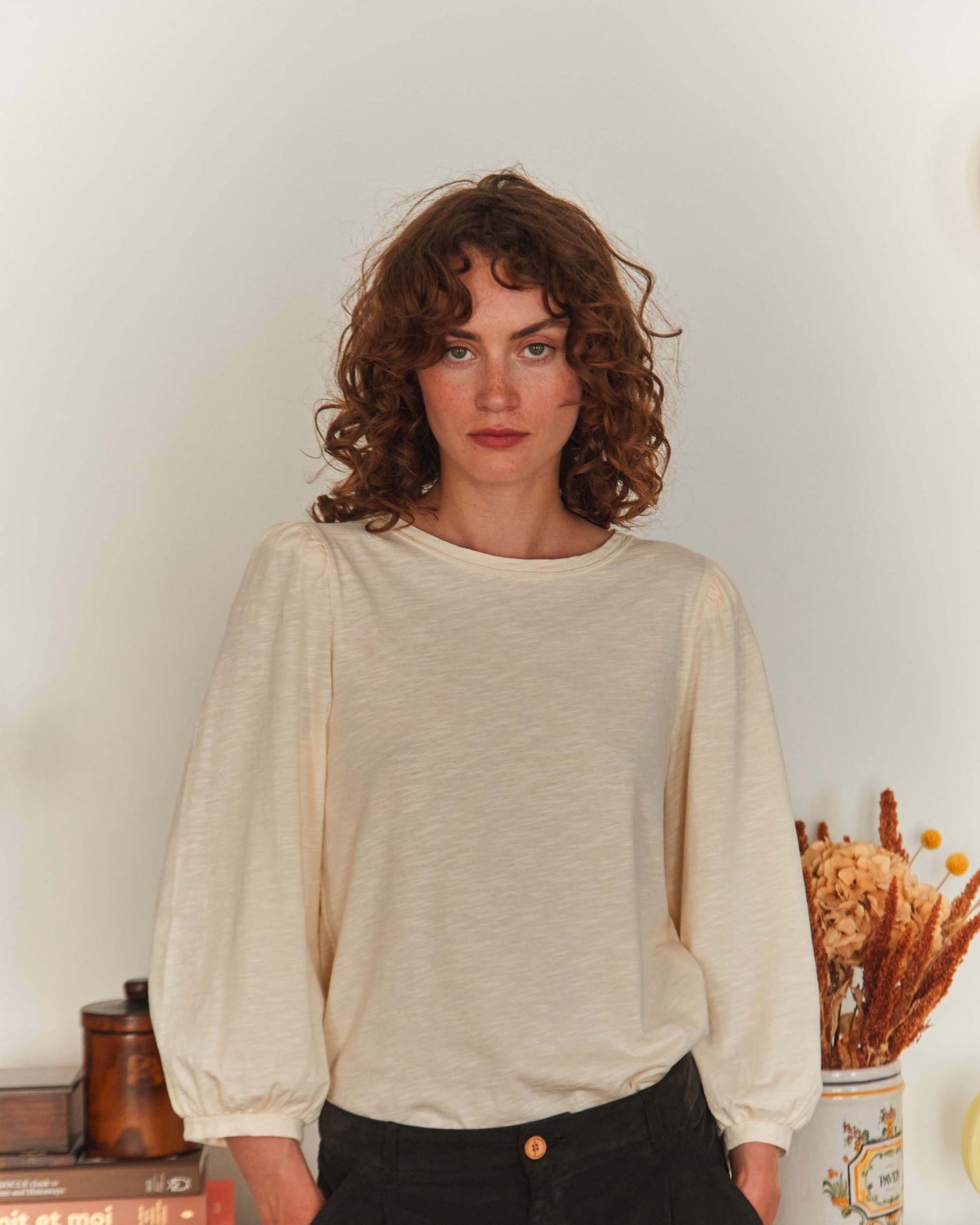 Maglia ecru