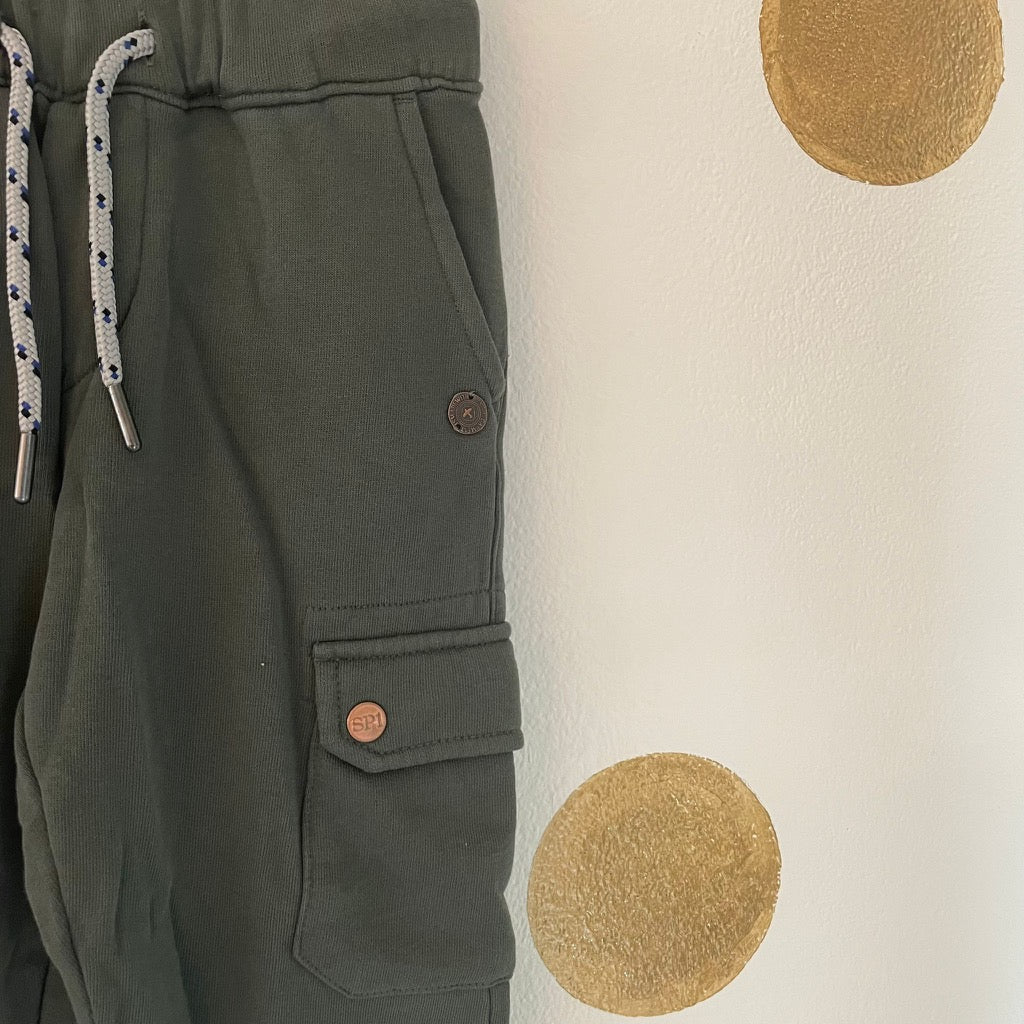 Pantalone cargo verde militare