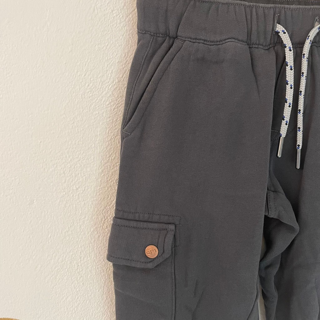 Pantalone cargo grigio