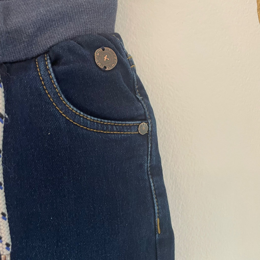 Jeans con vita elastica