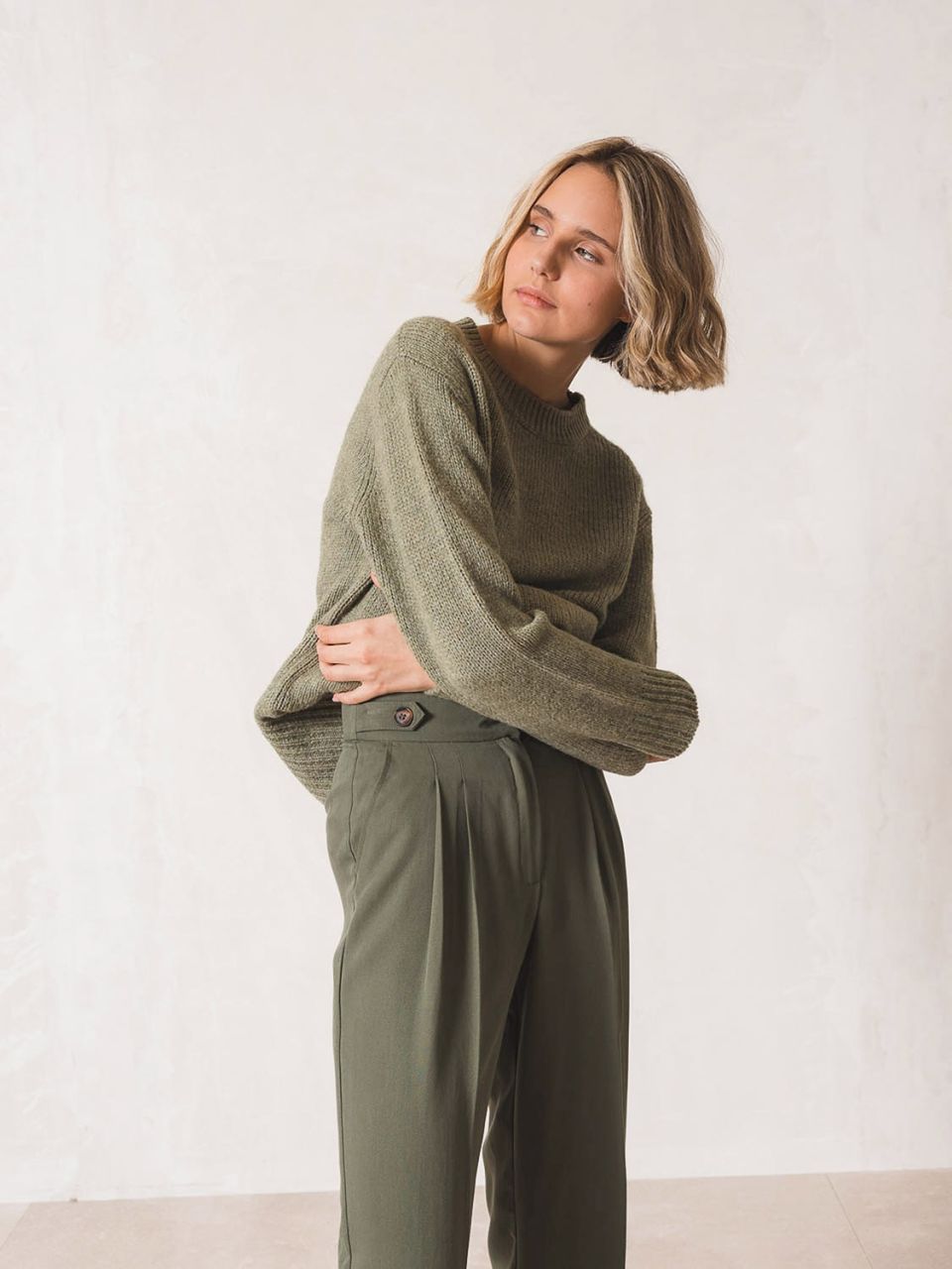 Pantaloni kakhi