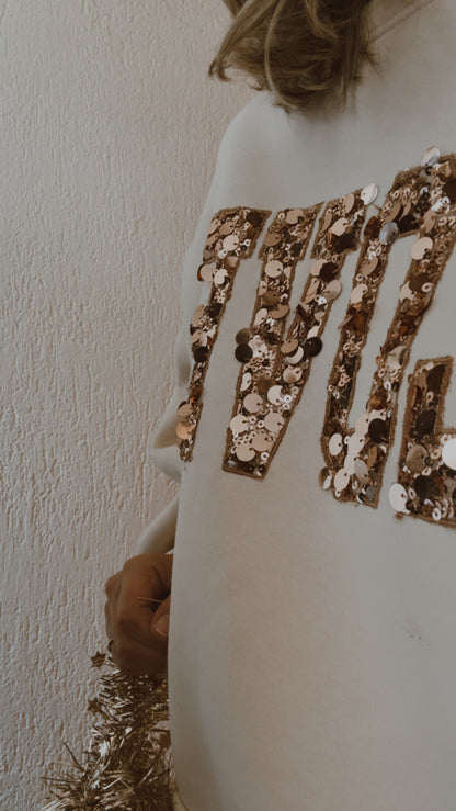 Felpa Sparkly natural