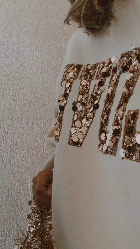 Felpa Sparkly natural