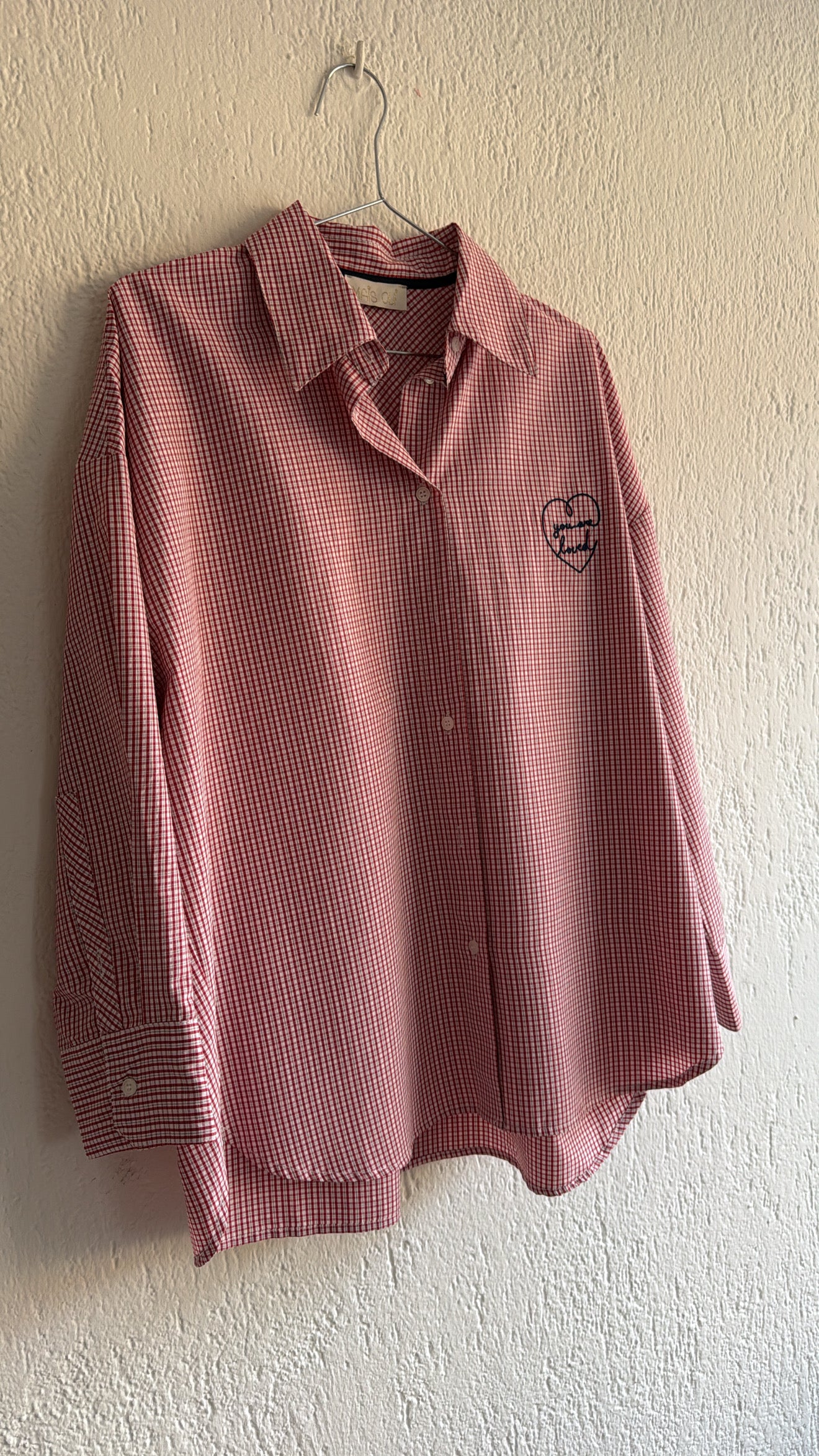 Camicia Loved red