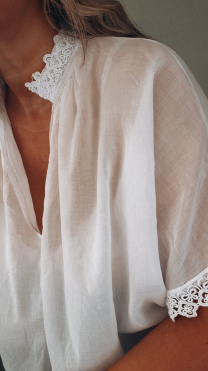 Camicia Clarence white