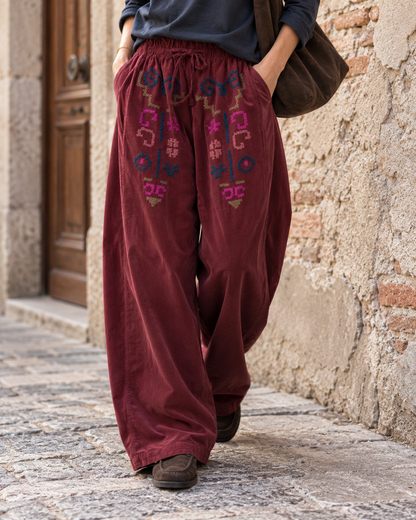 Pantalone Poppy antique rose