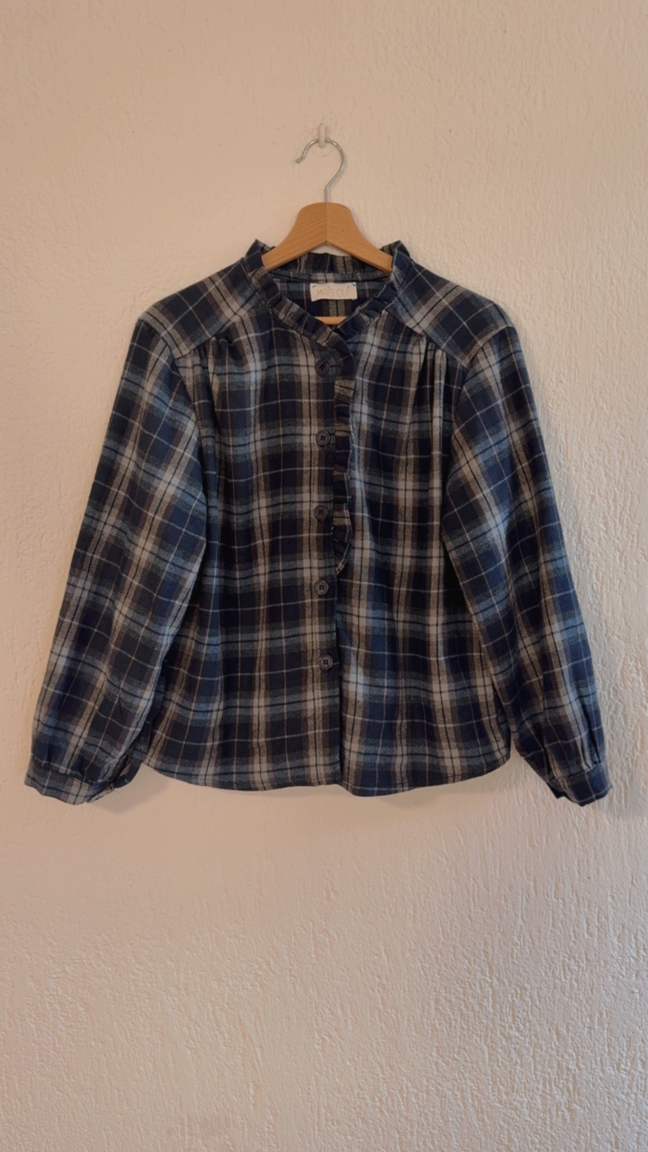 Camicia Anisa tartan navy