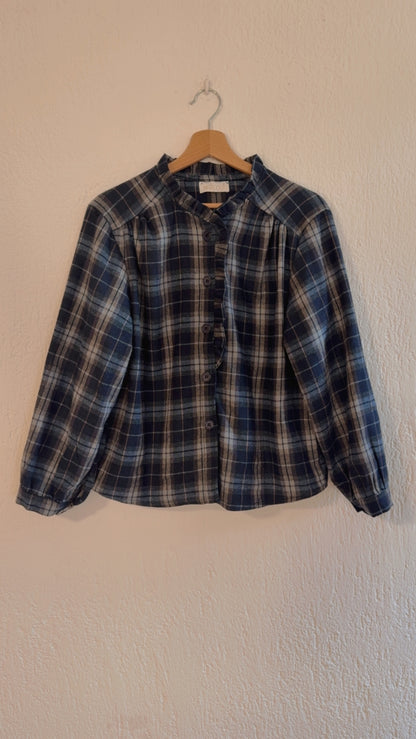 Camicia Anisa tartan navy