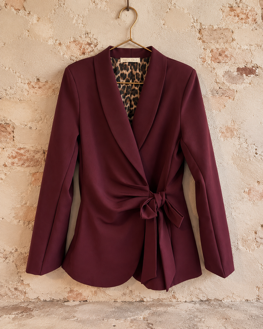 Giacca Tessa burgundy