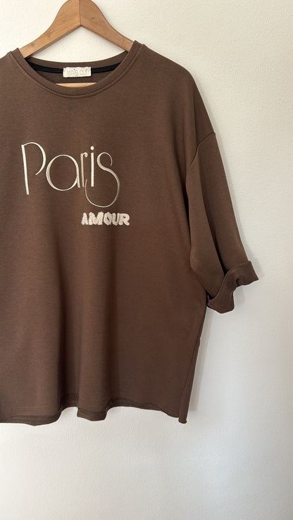 Maglia Paris Amour choco